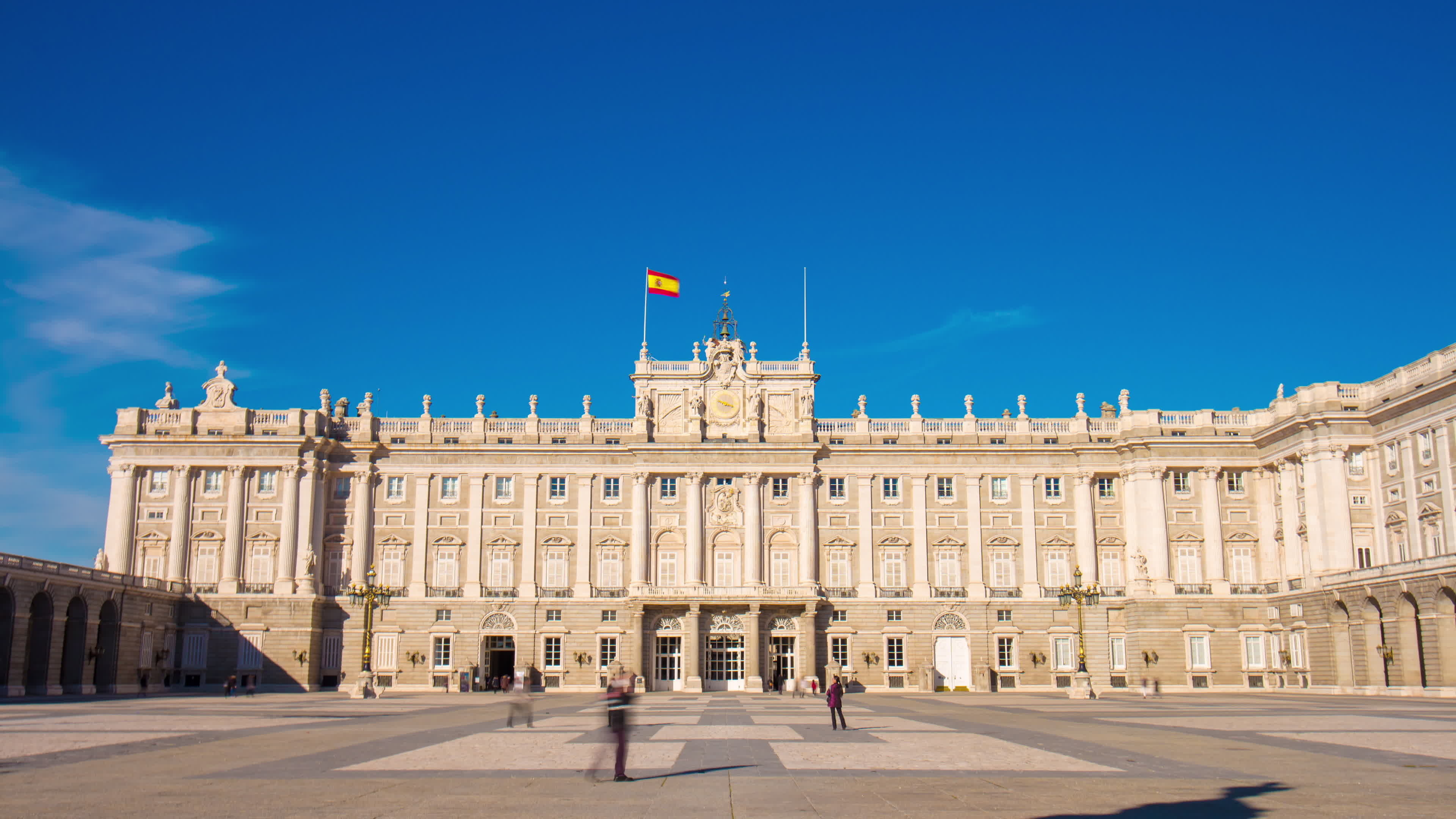 Madrid, City, Royal Palace, Time Lapse, 3840x2160 4K Desktop