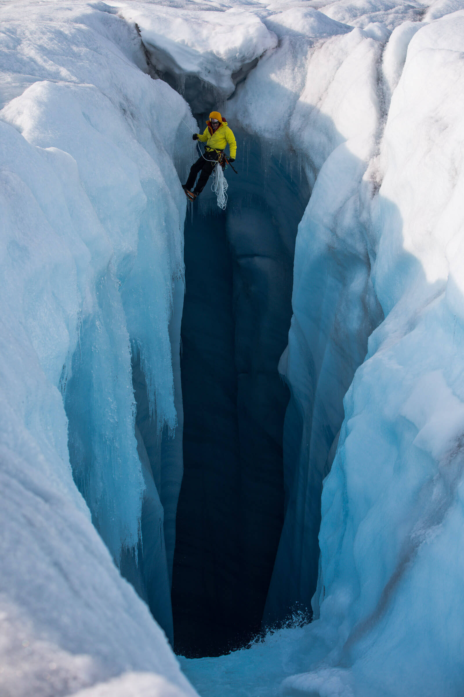 Ice Climbing: The Greatest Climbing Story, Exploring Greenland Inside With Will Gadd, Ice Climbing Research Film, Ice Cave. 1600x2400 HD Background.