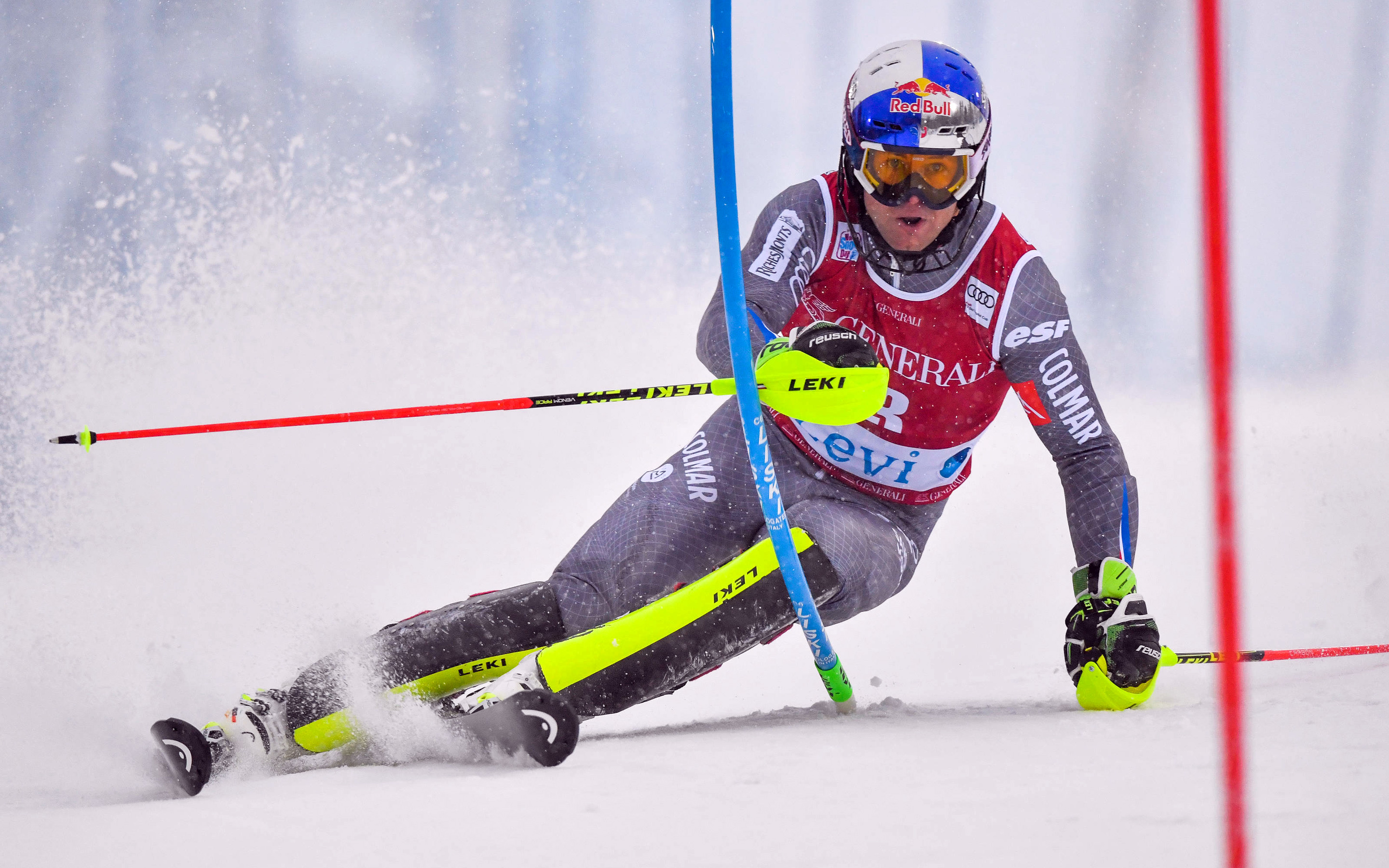 Alpine Skiing, Alexis Pinturault, Extreme winter sport, Desktop wallpapers, 2880x1800 HD Desktop