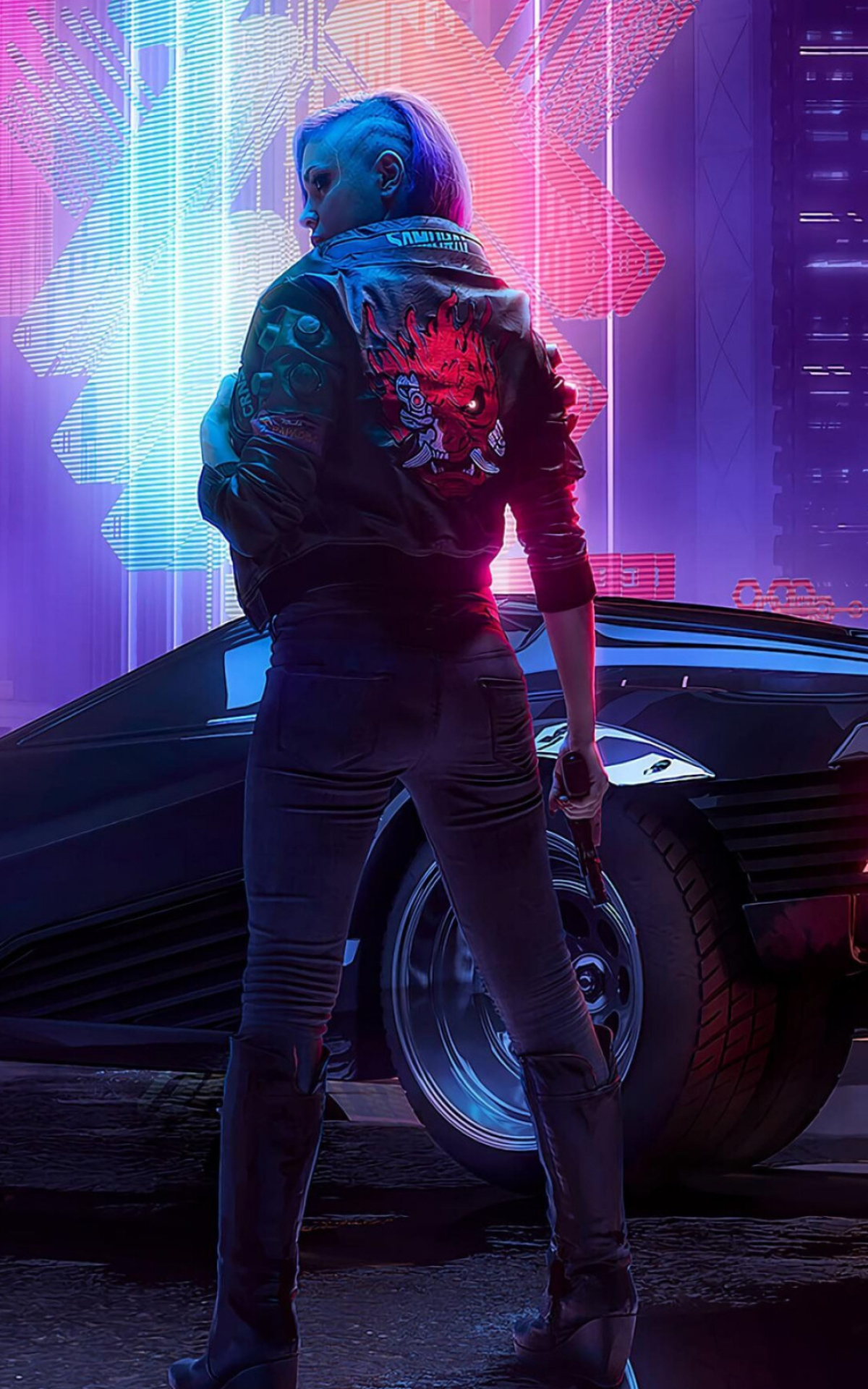 Cyberpunk 2077: The first-person RPG from The Witcher 3 developers CD Projekt Red. 1200x1920 HD Background.