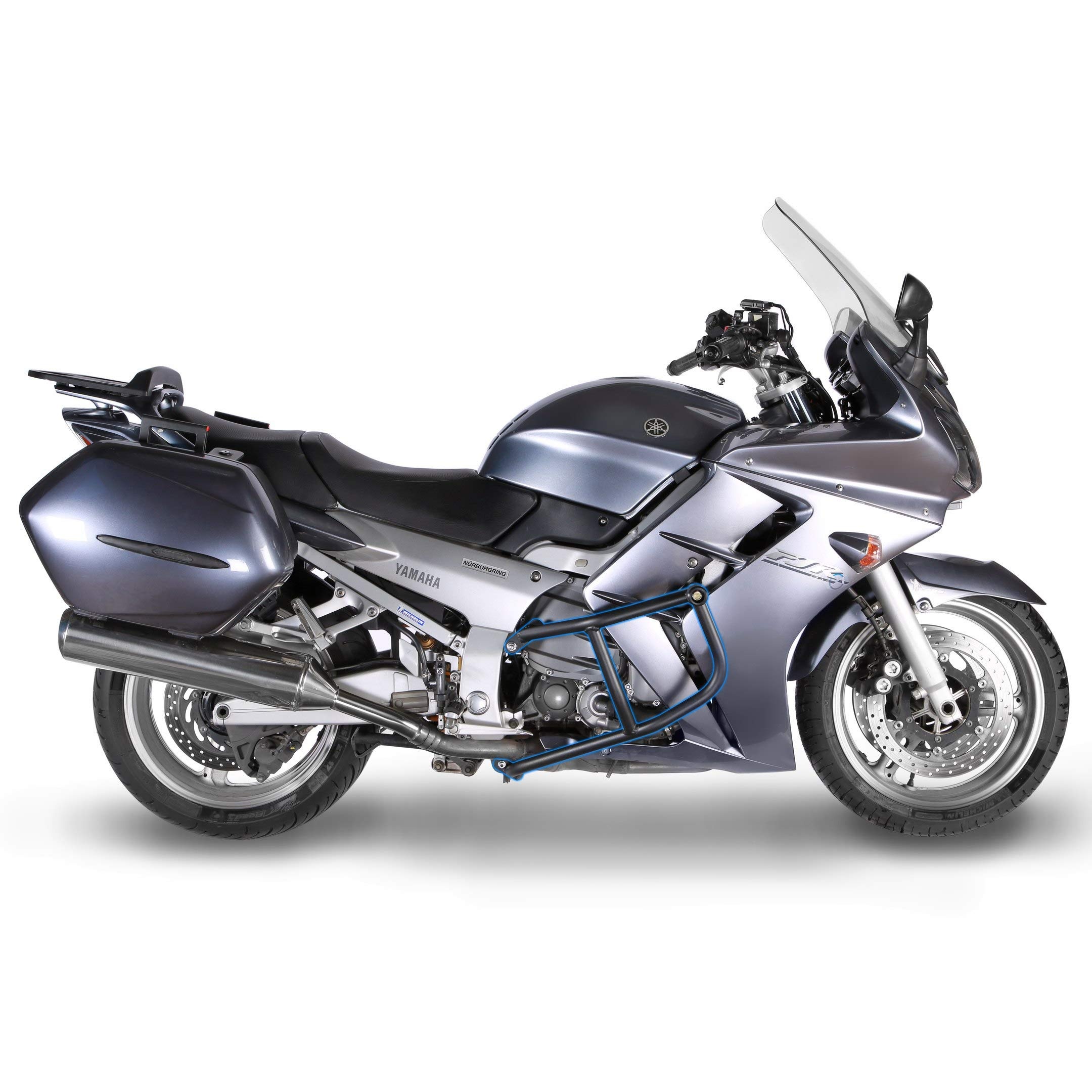 Yamaha FJR1300, Engine guards, Crash protection, Motorcycle accessories, 2160x2160 HD Handy