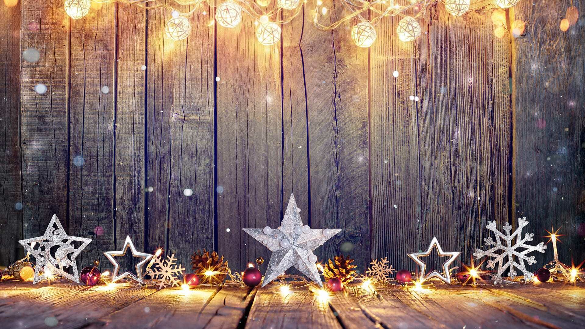 Fairy Lights: Christmas, Blinking bulbs were first introduced in the 1920s. 1920x1080 Full HD Wallpaper.