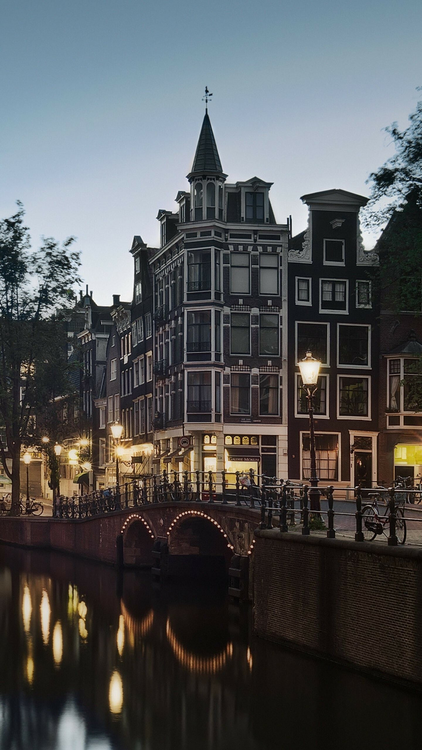 Amsterdam: Canal District, A UNESCO World Heritage Site. 1440x2560 HD Background.