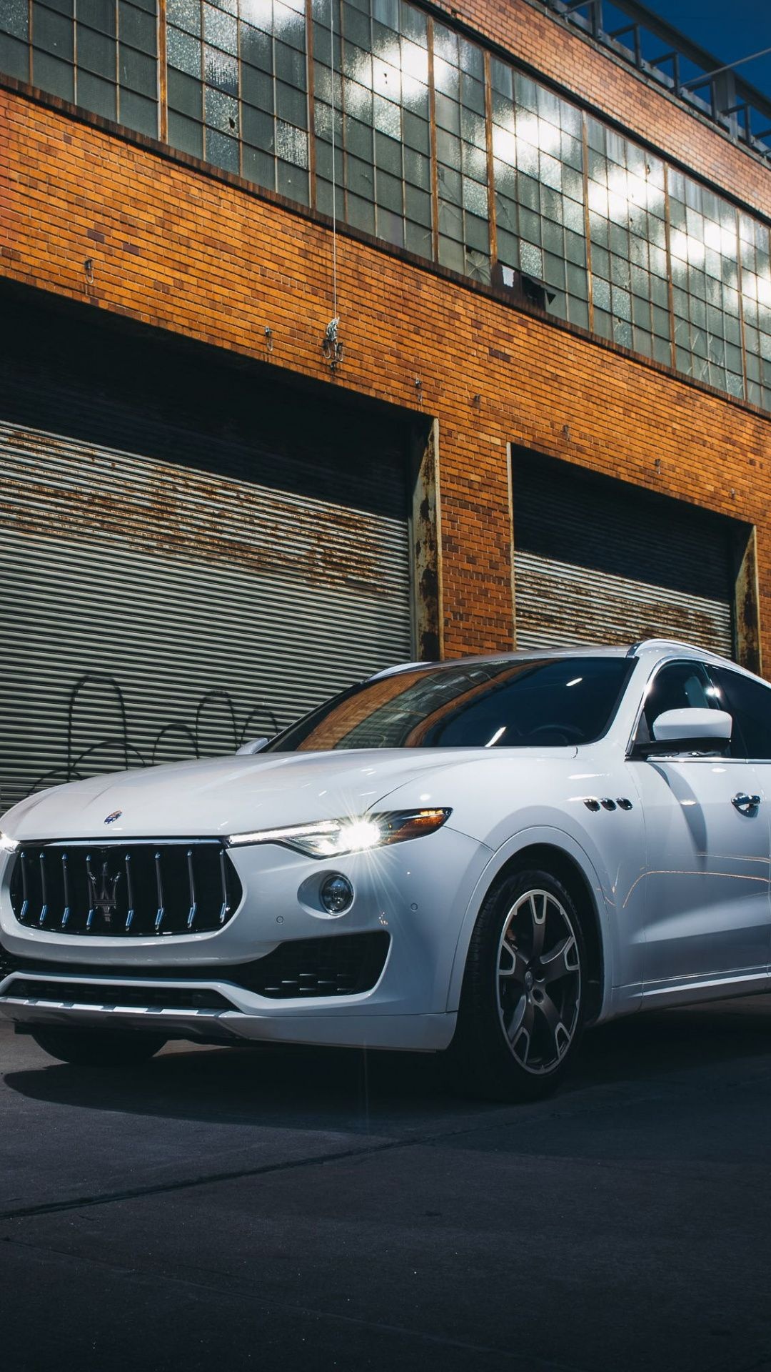 Maserati Levante, White SUV, Luxury and performance, Italian excellence, 1080x1920 Full HD Phone