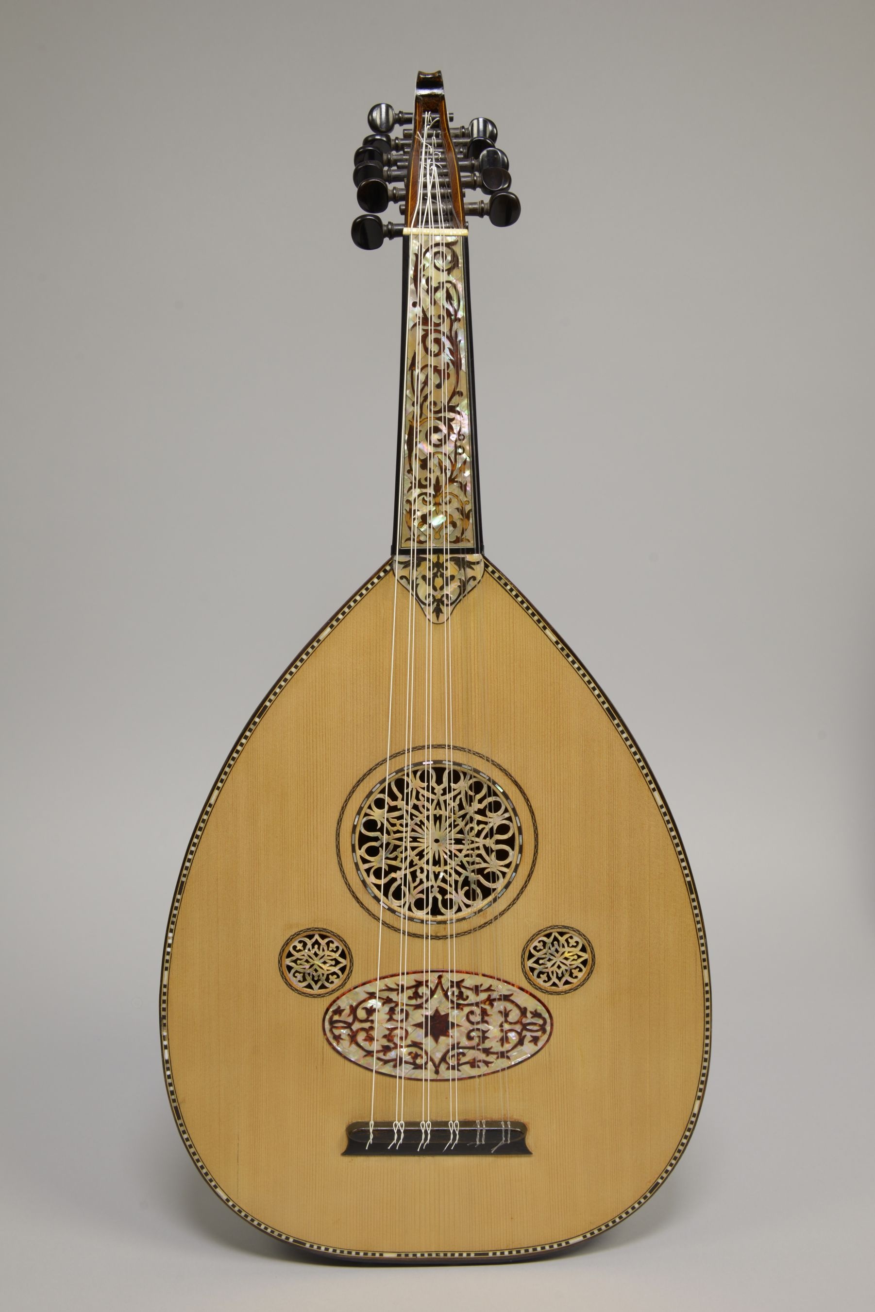 Lute: Oud, Pear-Shaped Stringed Instrument, Widely Used In Middle Eastern Music, Wooden. 1810x2700 HD Background.