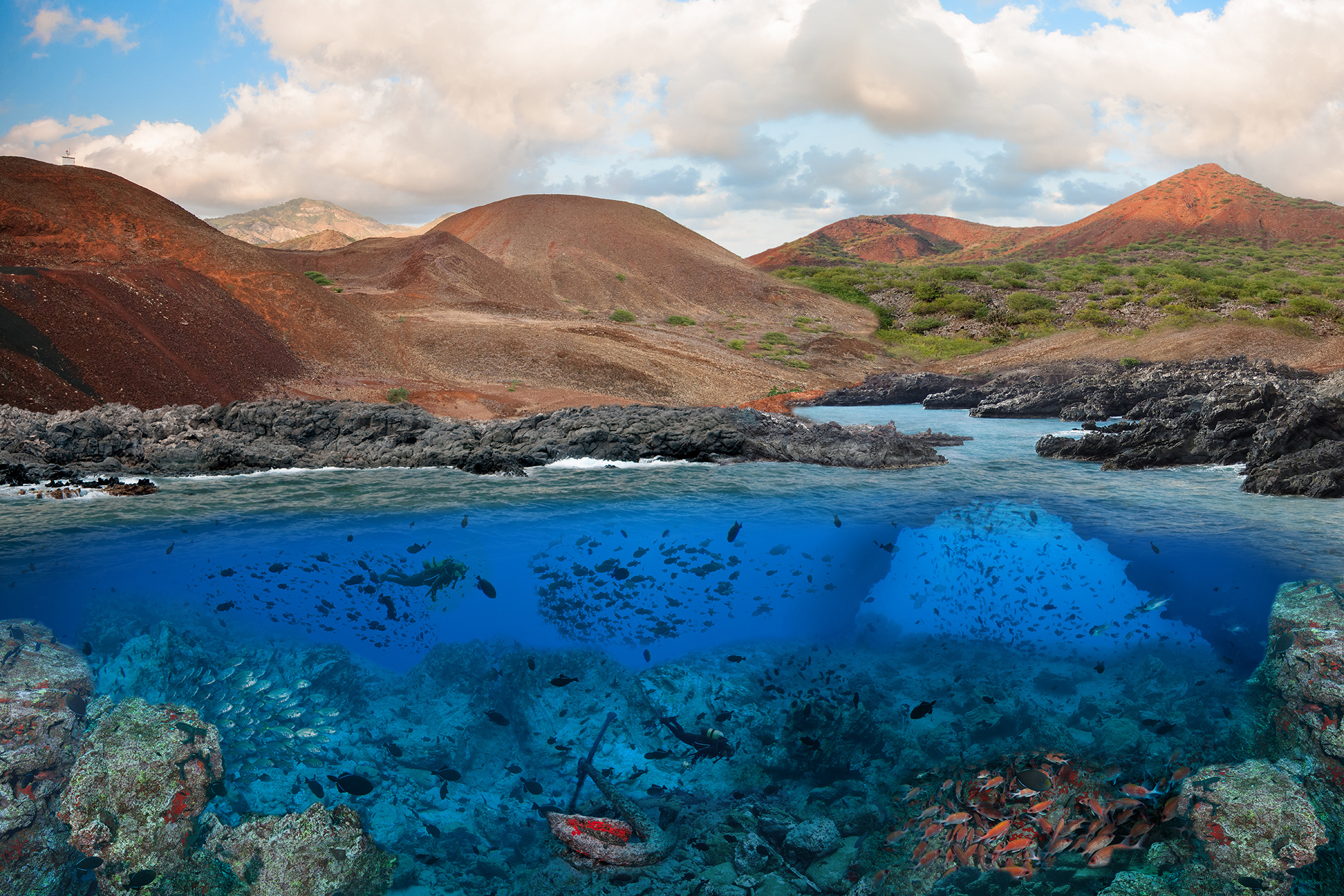 Ascension Island, Oceanic paradise, Scenic views, Natural wonders, 2100x1400 HD Desktop