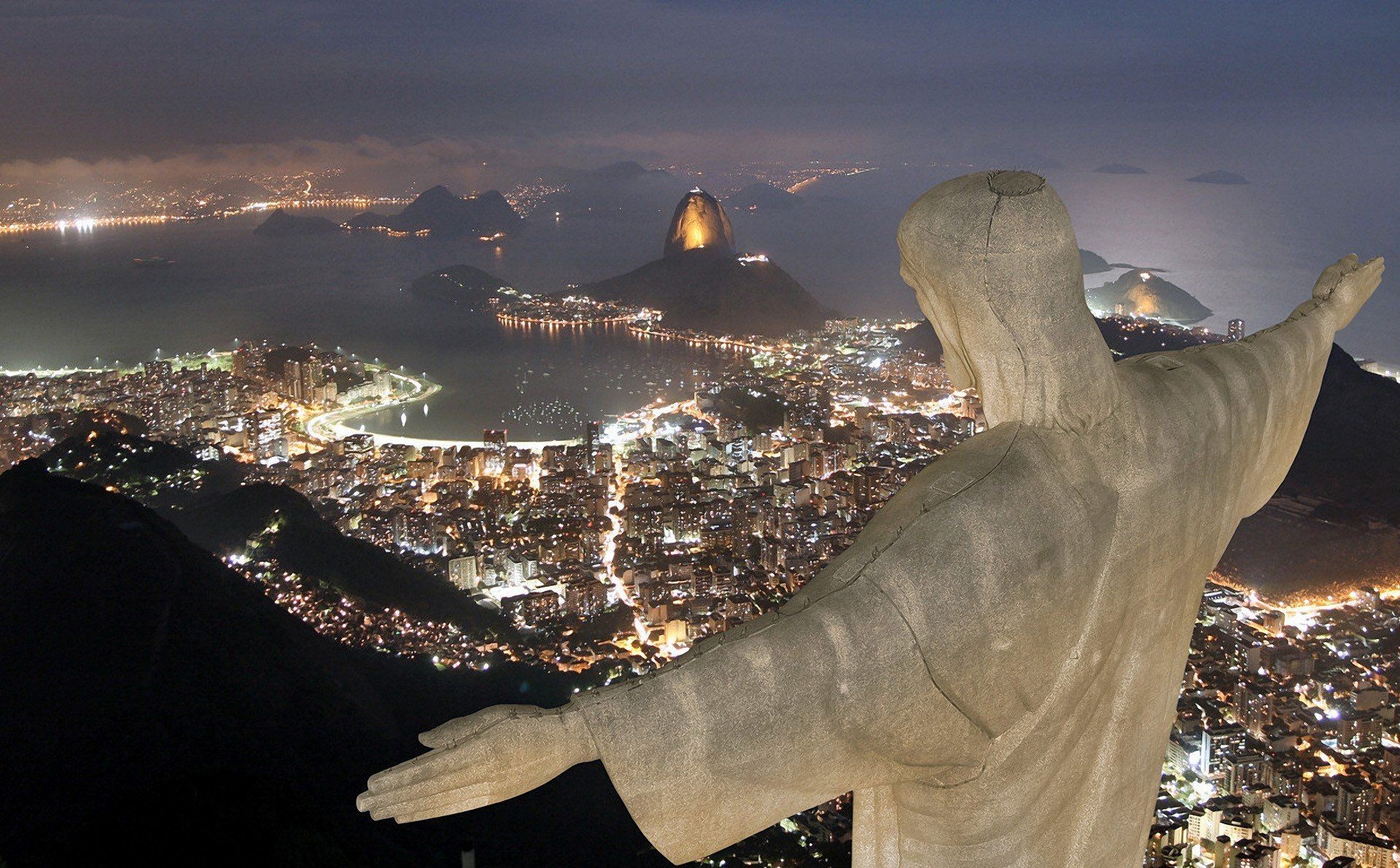Christ the Redeemer, HD wallpapers, Stunning backgrounds, Rio de Janeiro beauty, 1920x1200 HD Desktop