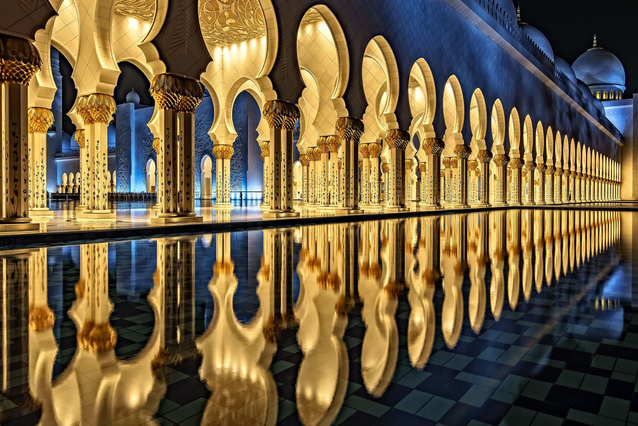 Grand Mosque Explored, Sheikh Zayed Grand Mosque, Islamic architecture, Abu Dhabi, 2050x1370 HD Desktop