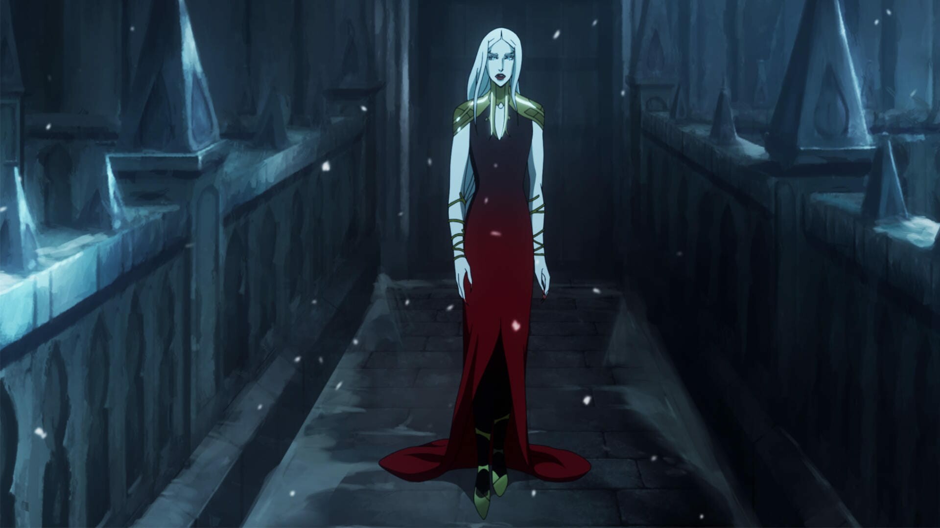 Castlevania (Netflix): Carmilla, Acknowledged as first among the four queens of Styria. 1920x1080 Full HD Wallpaper.