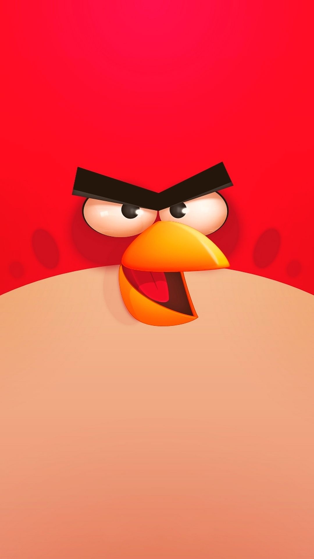 Angry Birds, Minimalist wallpaper, Crazy colors, Minimalistic design, 1080x1920 Full HD Handy