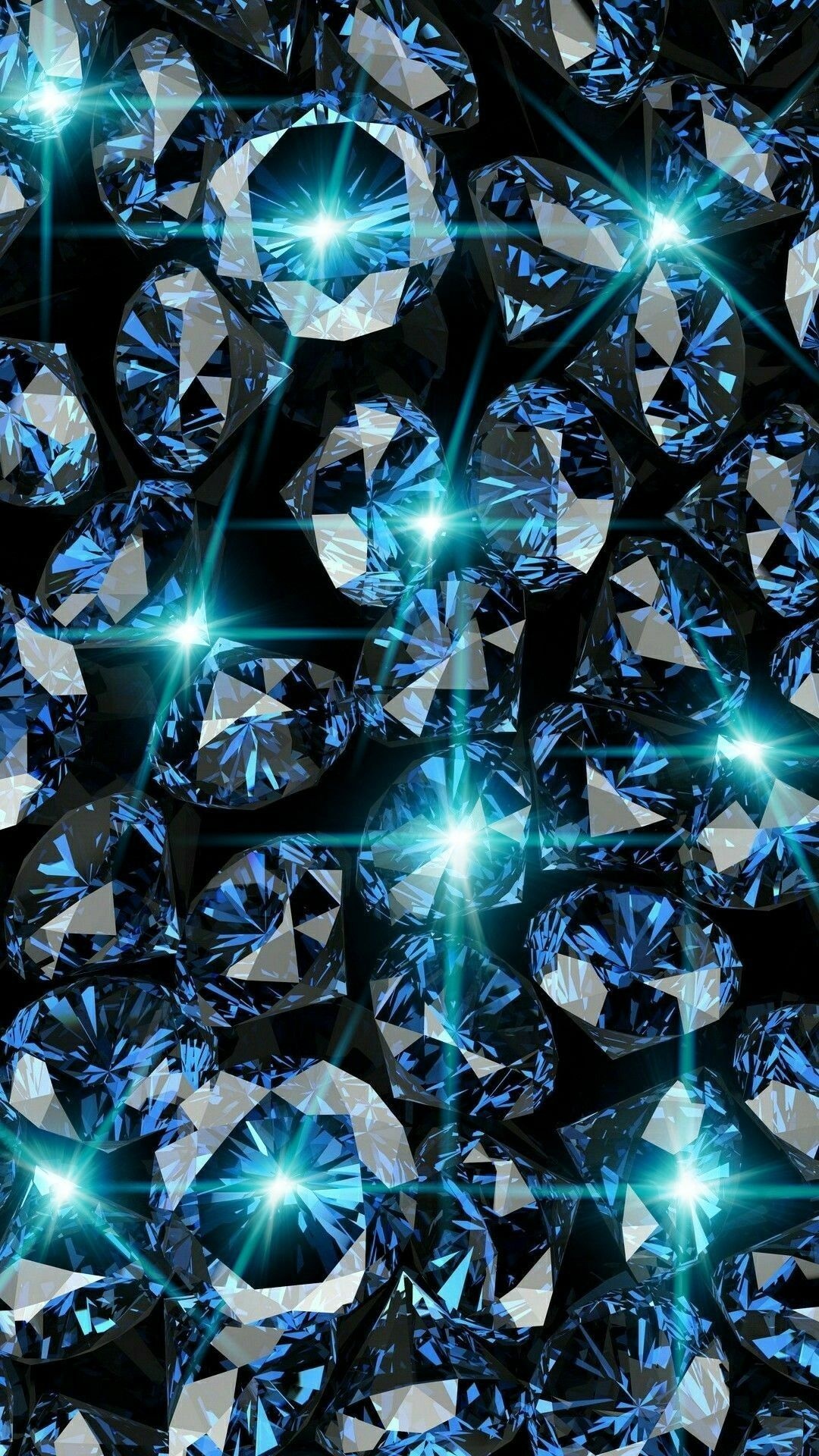 Real blue diamonds wallpapers, Rare gemstones, Mesmerizing radiance, Stunning allure, 1080x1920 Full HD Phone