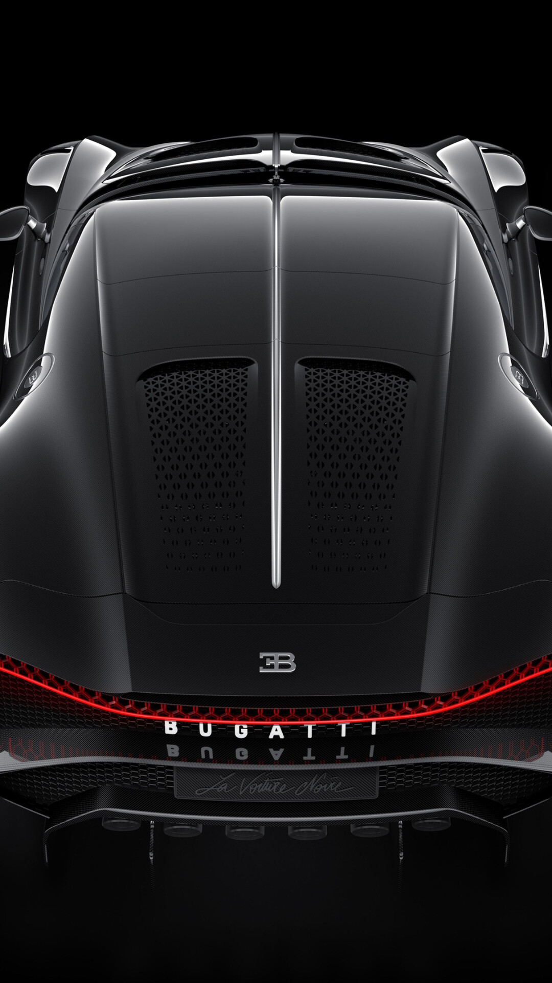 Bugatti La Voiture Noire: The Most Expensive New Car In The World, A French Supercar. 1080x1920 Full HD Wallpaper.