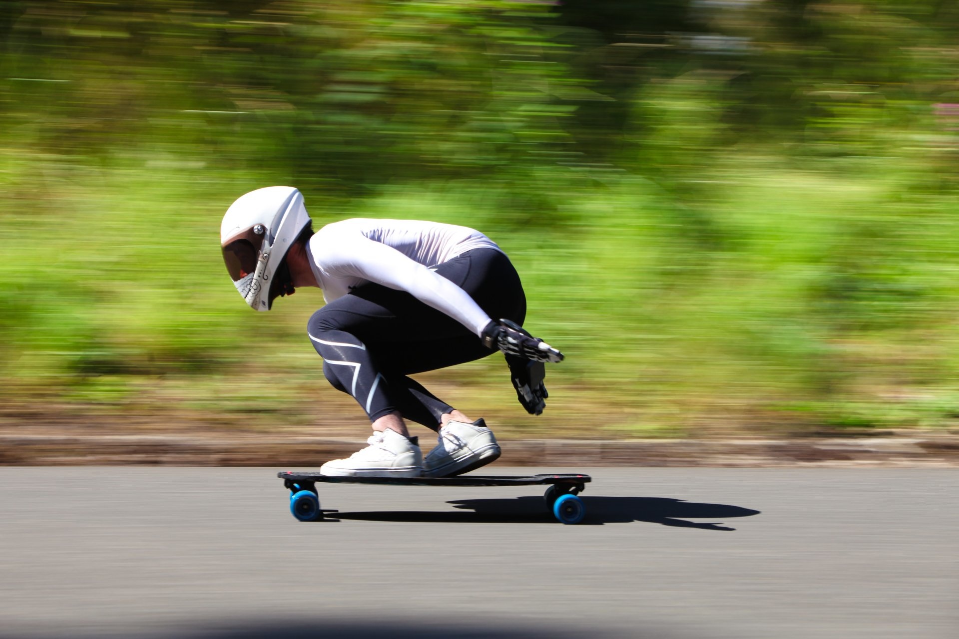 Longboarding: Freeriding, Sliding tricks, Early grabs, Recreational and extreme skateboard sport. 1920x1280 HD Background.