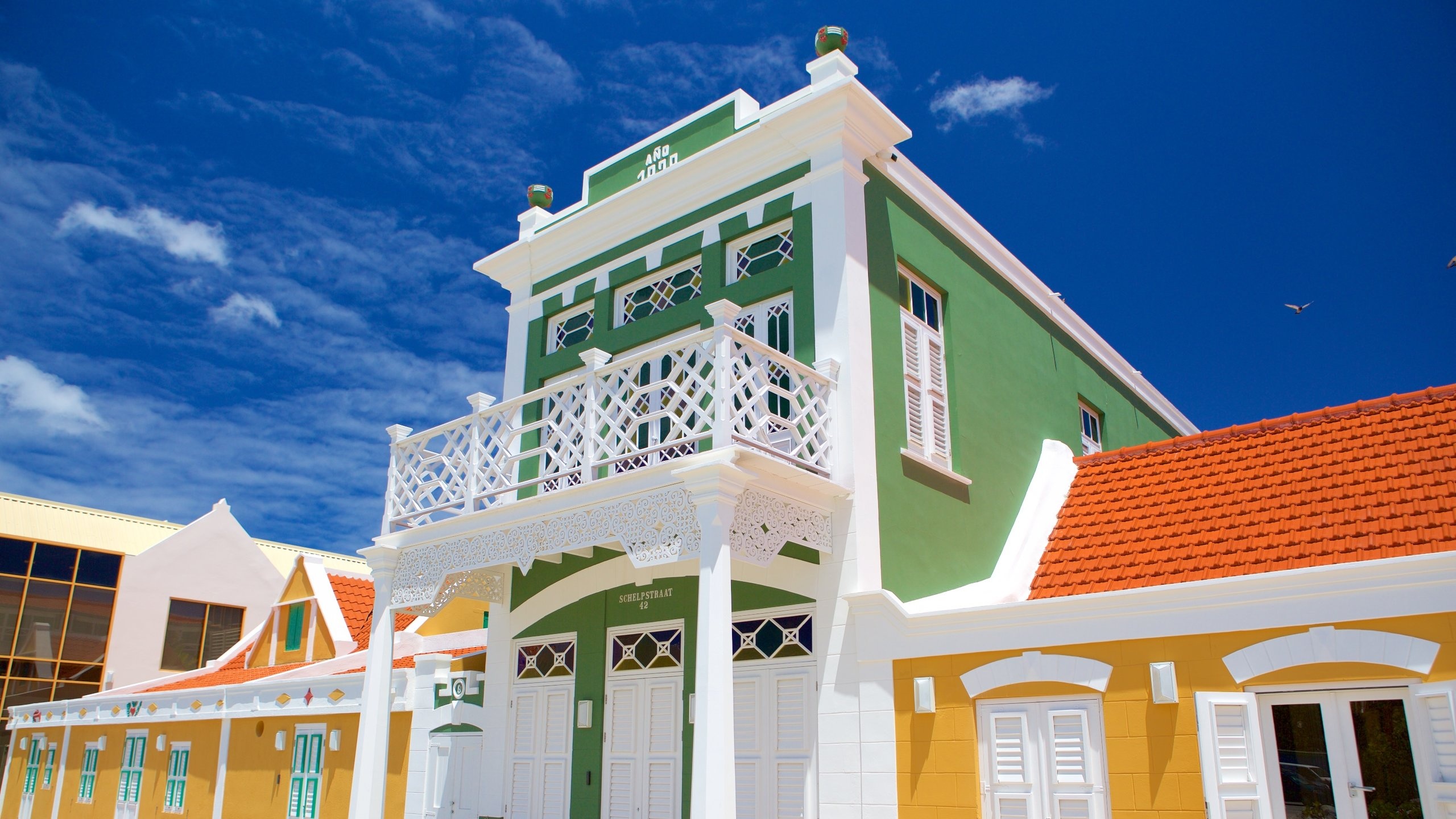 Oranjestad travels, Aruba's national archaeological museum, House rentals, Vacation destination, 2560x1440 HD Desktop
