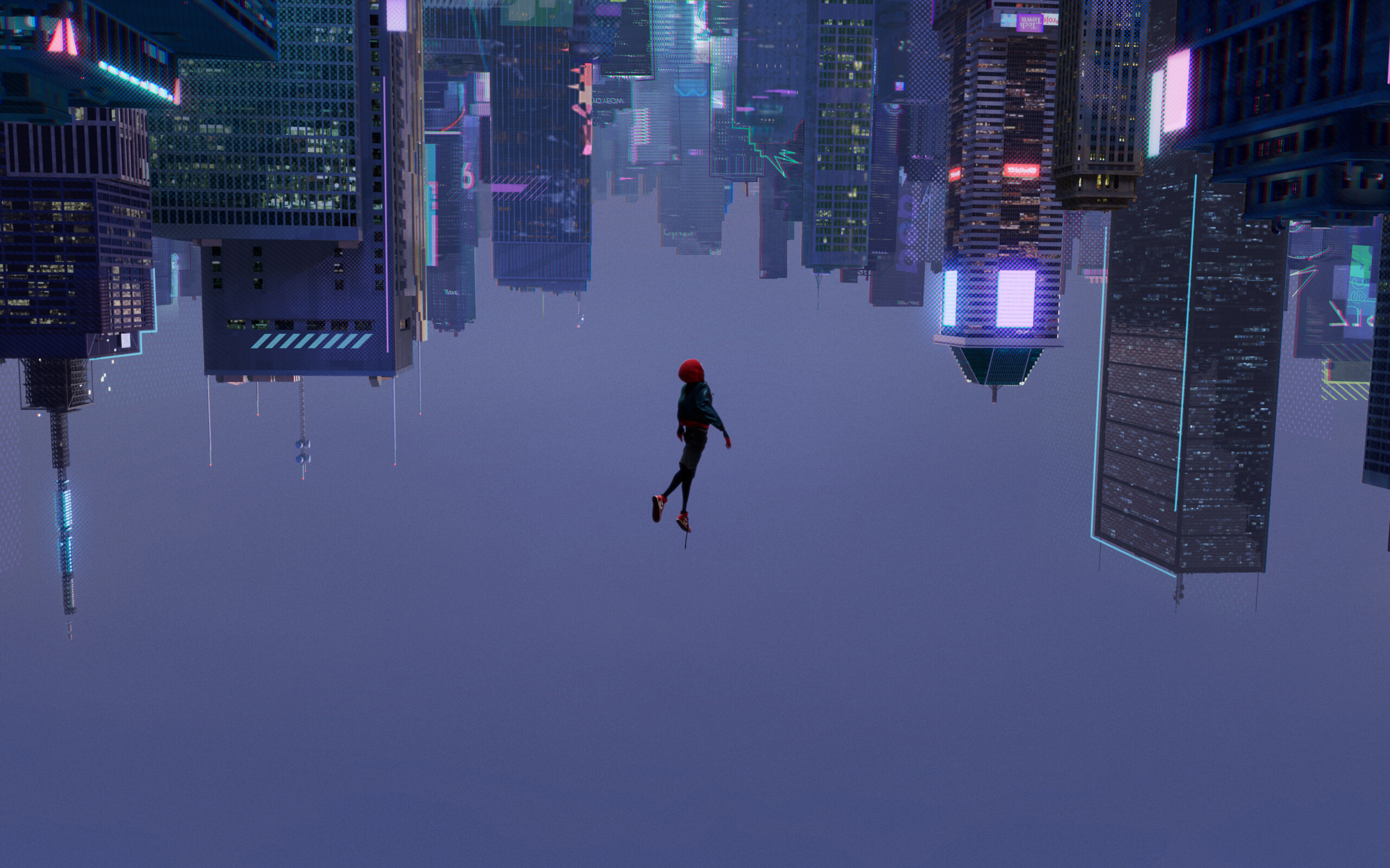 Spider-Man: Into the Spider-Verse: 2018 animated movie, Marvel Comics, Miles Morales. 2560x1600 HD Background.
