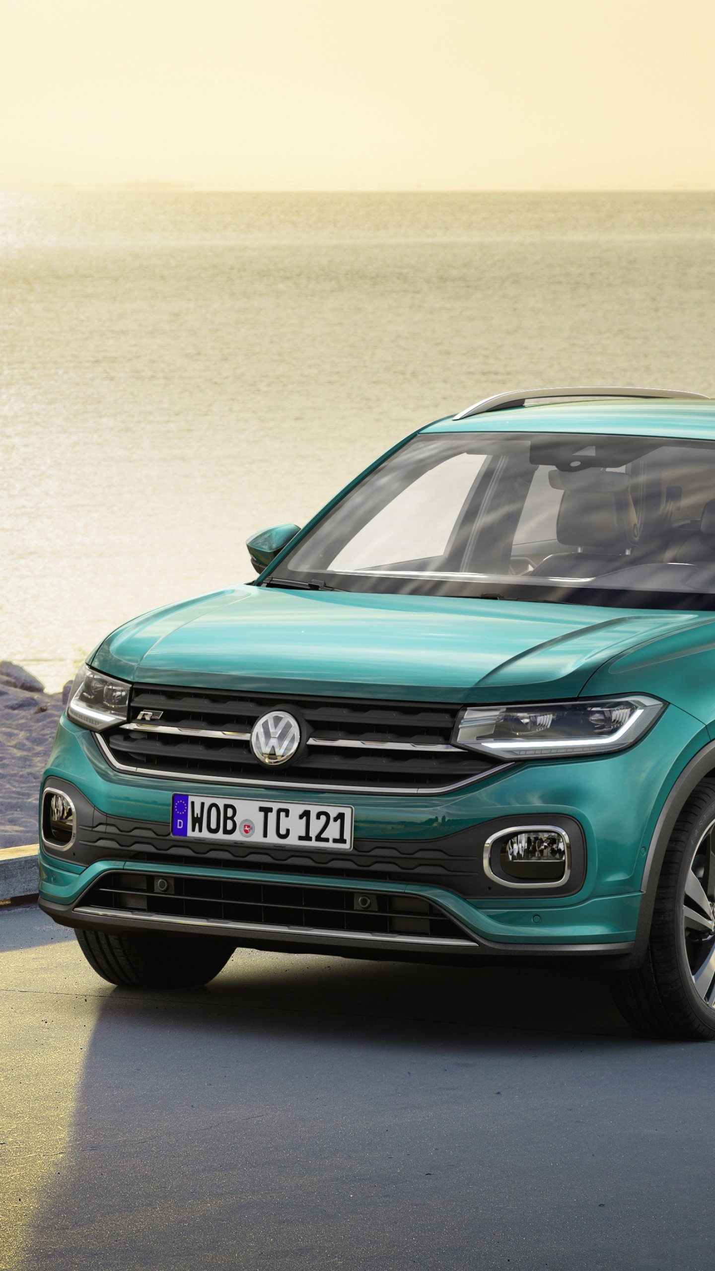 Volkswagen T-Cross, 4K quality, Modern SUV, Cars and bikes, 1440x2560 HD Phone
