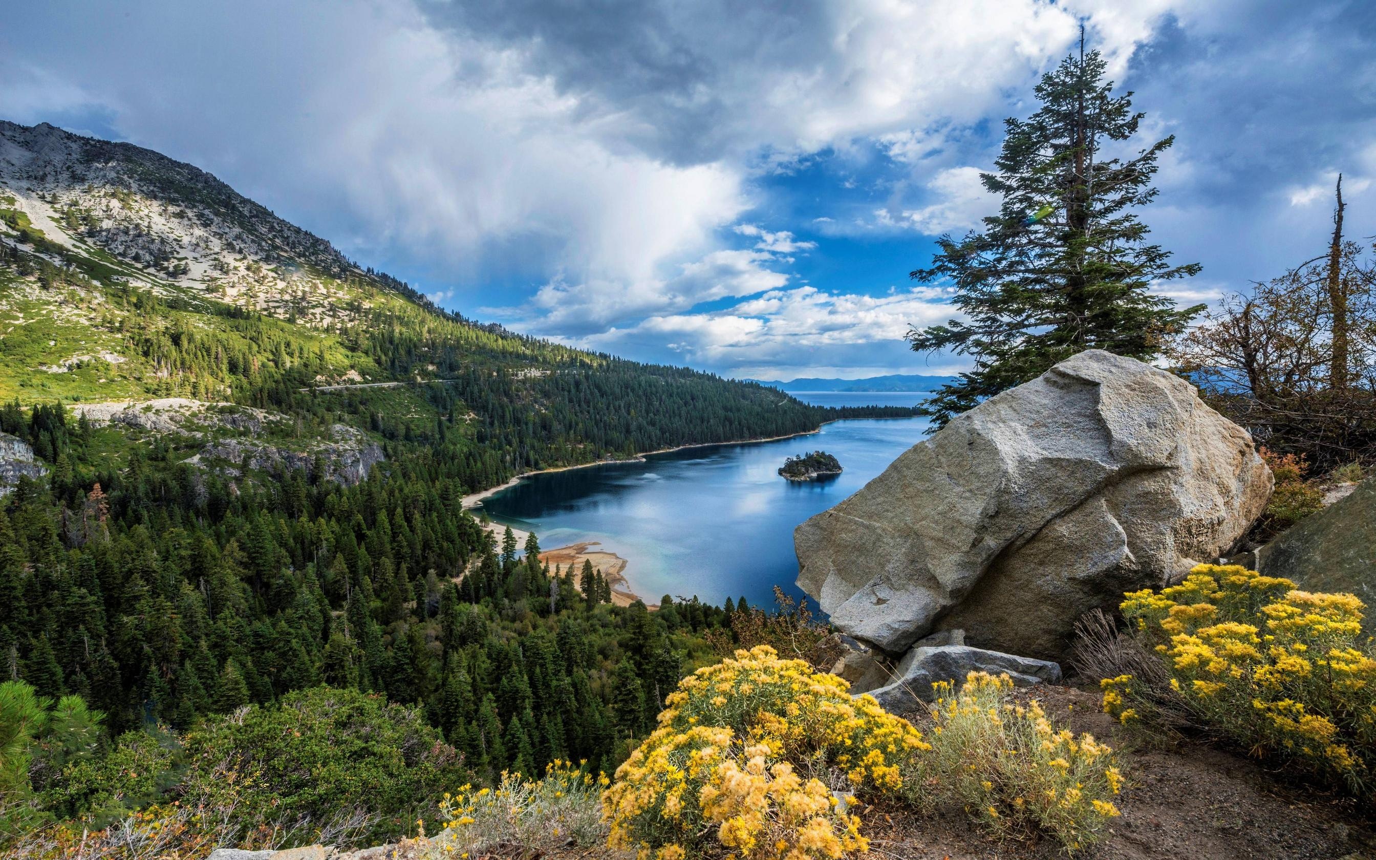 Lake Tahoe, 4K wallpaper, High resolution, Breathtaking landscapes, 2690x1680 HD Desktop