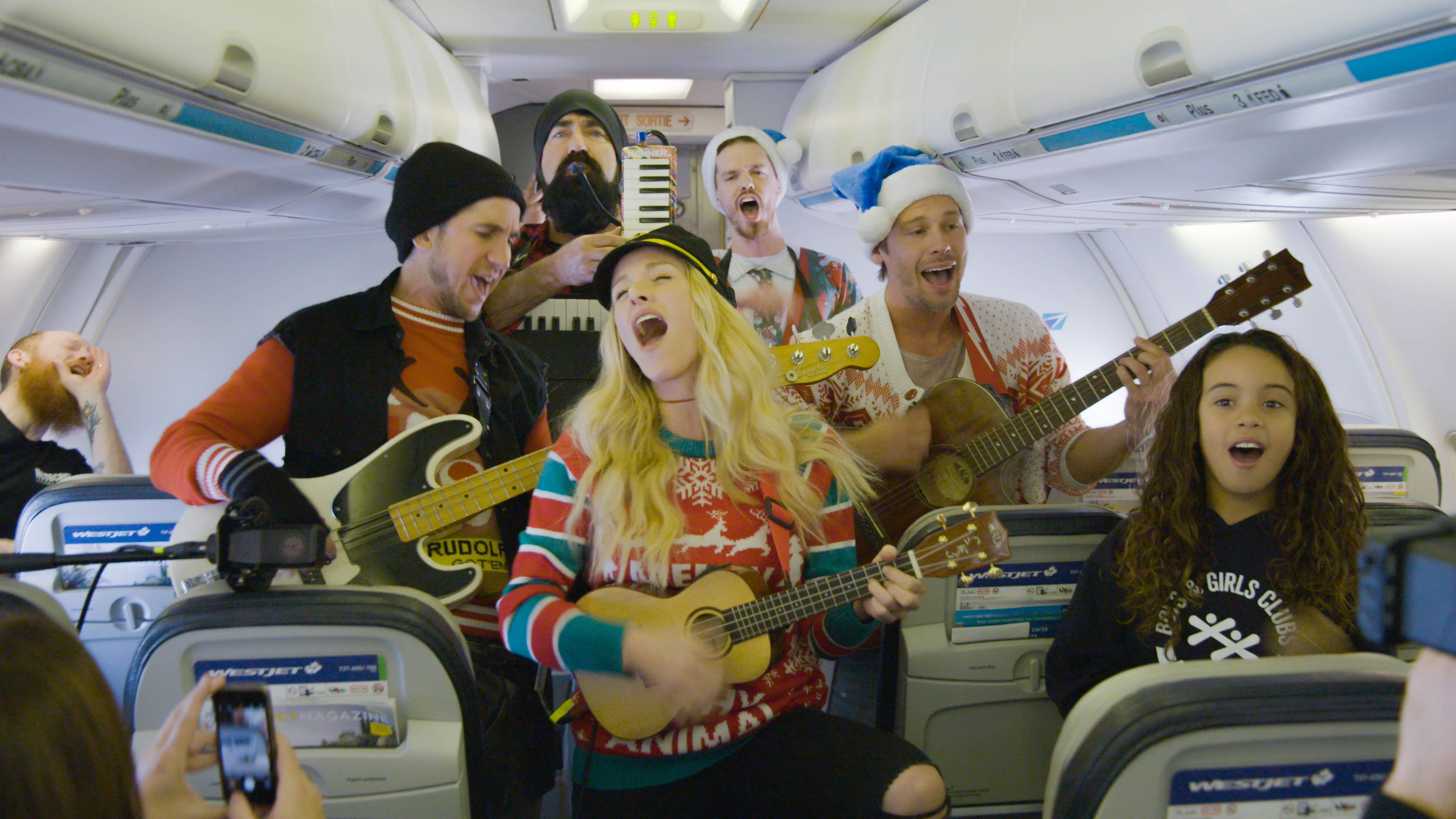 WestJet Airlines, Christmas miracles, Heartwarming video, Children's flight experiences, 3840x2160 4K Desktop