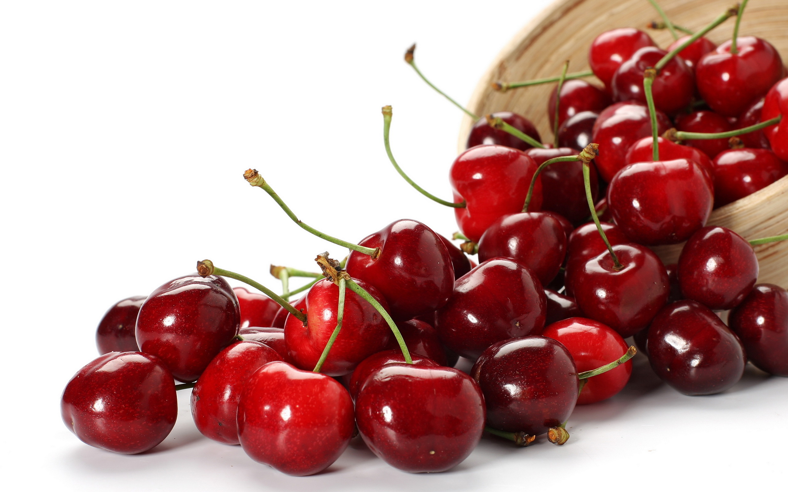 Cherry: Sweet-tart stone fruits belonging to the Rosaceae family. 2560x1600 HD Wallpaper.