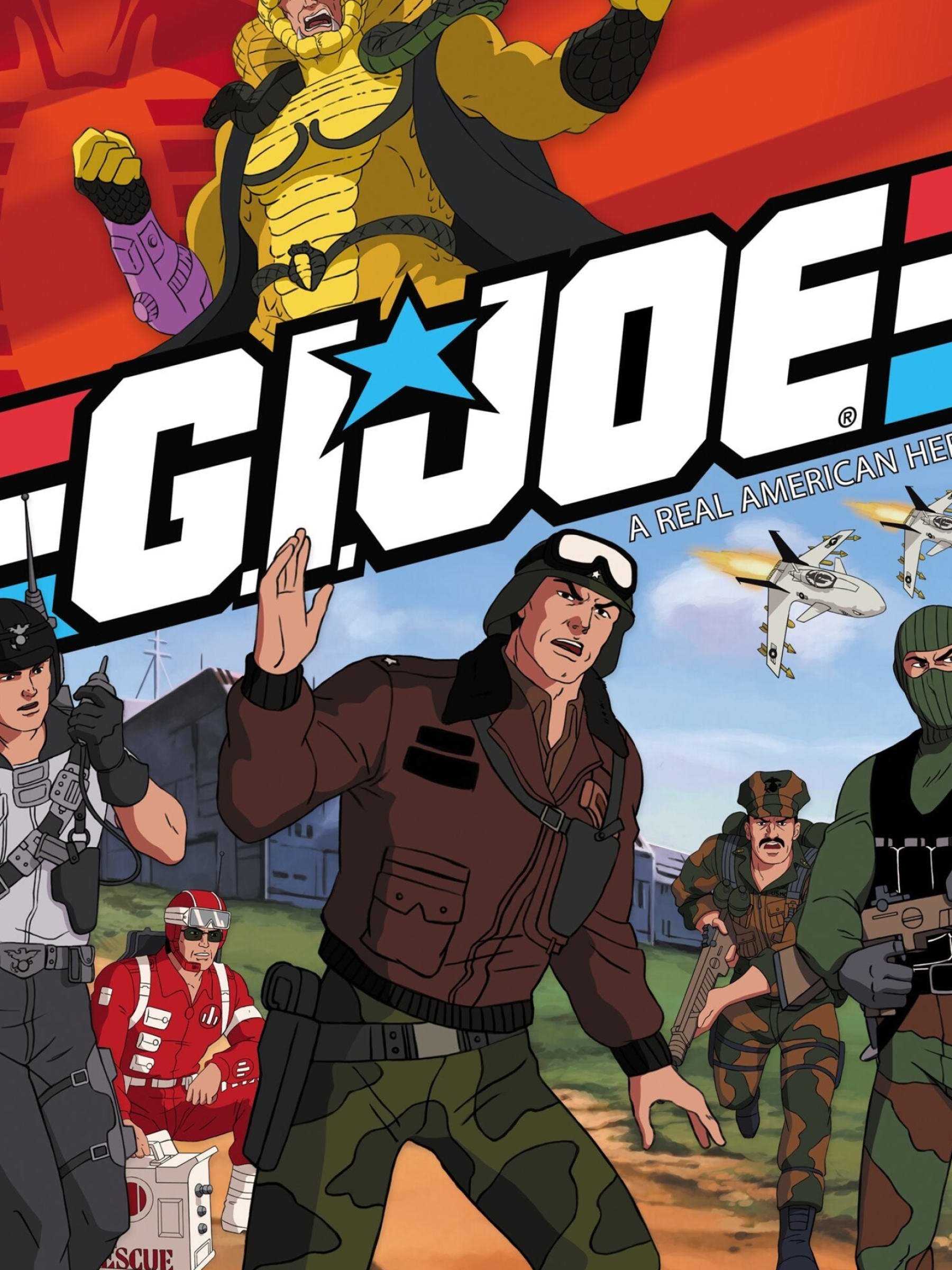 G.I. Joe (Cartoon): A Real American Hero: Season 2, A Popular Animated Series From The Mid-1980s. 1800x2400 HD Background.