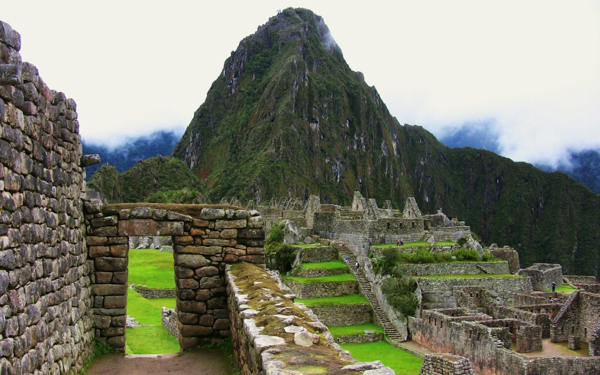 Machu Picchu: Incan citadel, Historical place, Natural landscape. 1920x1200 HD Wallpaper.