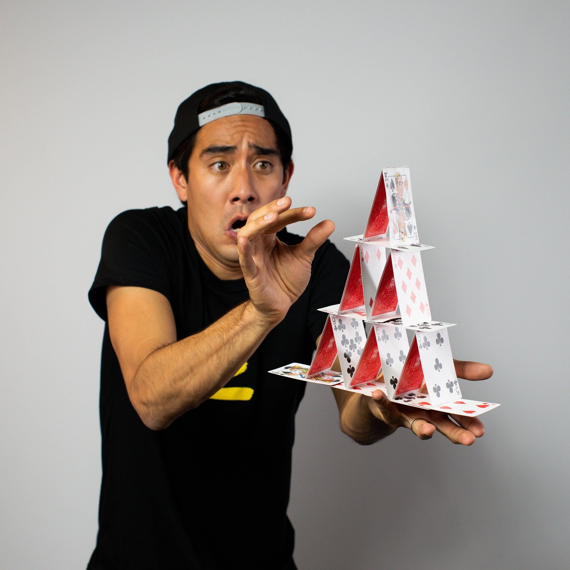 Zach King: An American internet personality based in Los Angeles. 1920x1920 HD Background.
