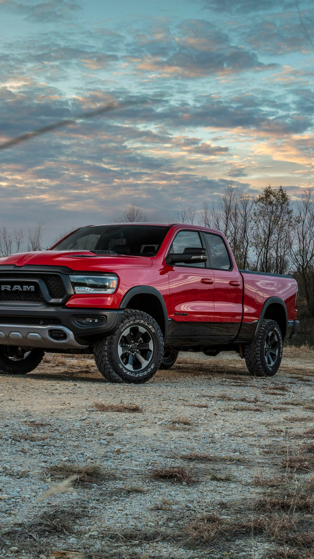 Ram Pickup: 1500 model, Previously, was part of the Dodge line of light trucks. 1080x1920 Full HD Wallpaper.