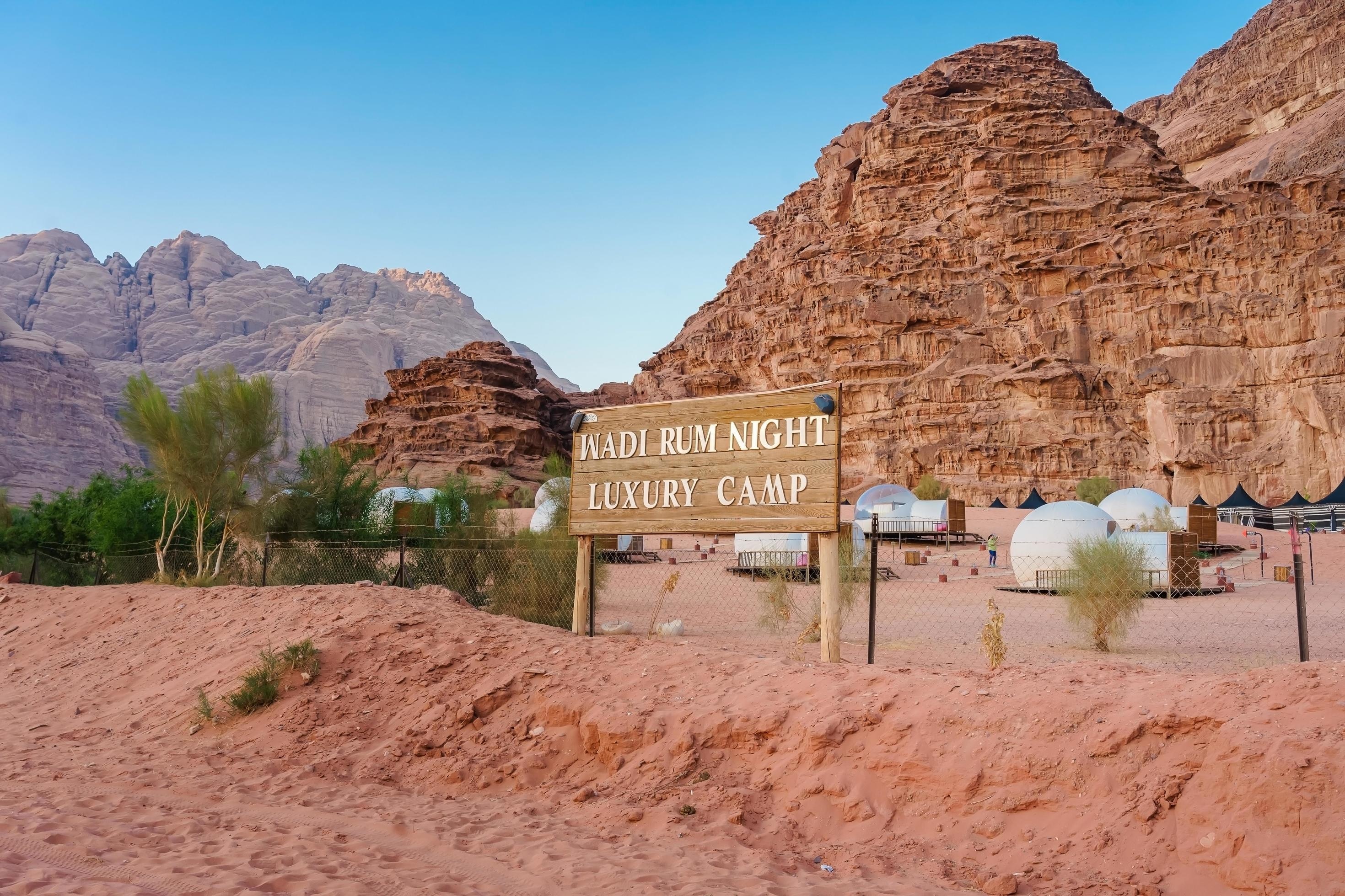 Wadi Rum Village, Petra campsite, Jordanian adventure, Camping in the desert, 2940x1960 HD Desktop
