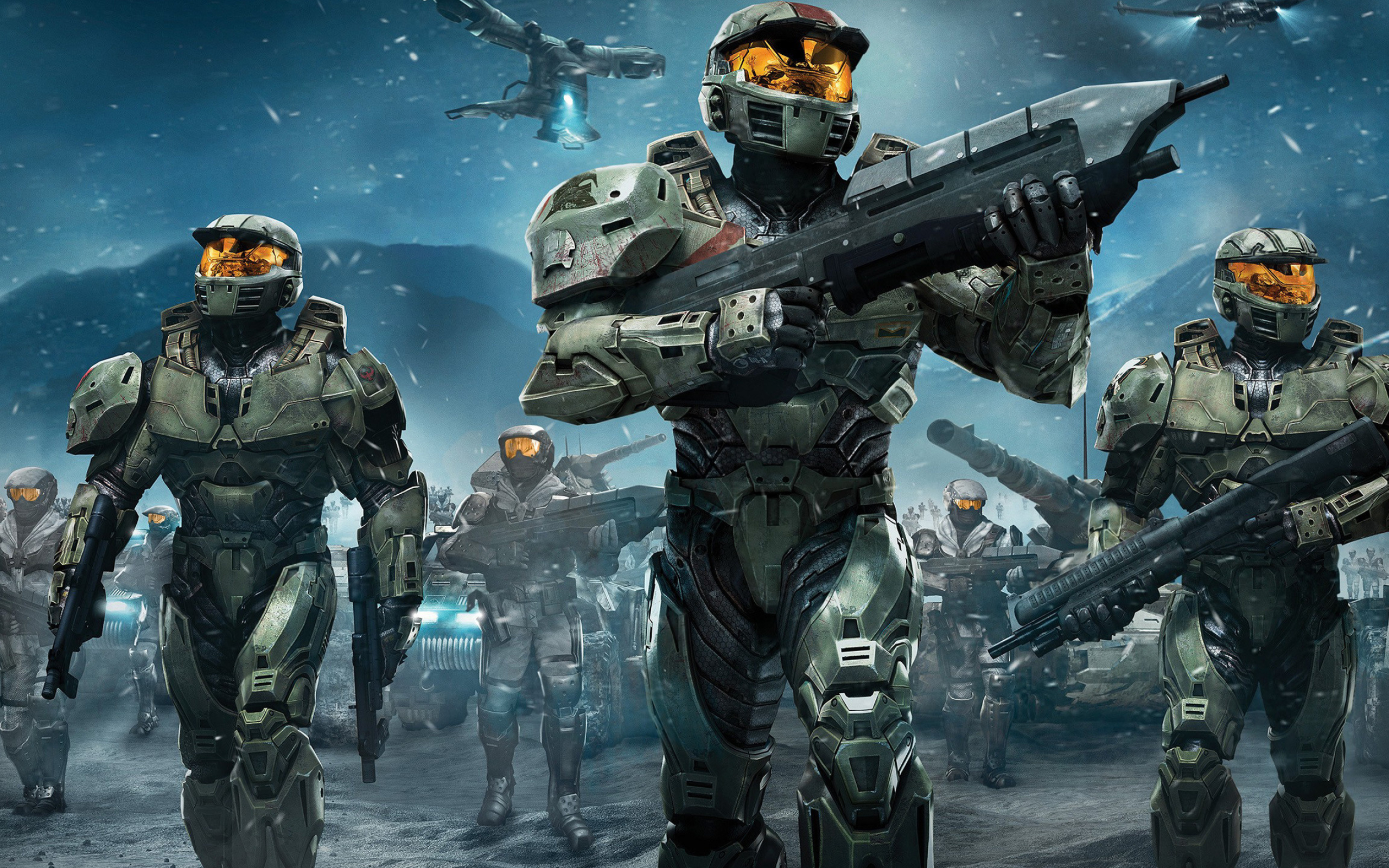 Halo Wars, Eye-catching wallpapers, Gaming masterpiece, Unforgettable imagery, 2560x1600 HD Desktop