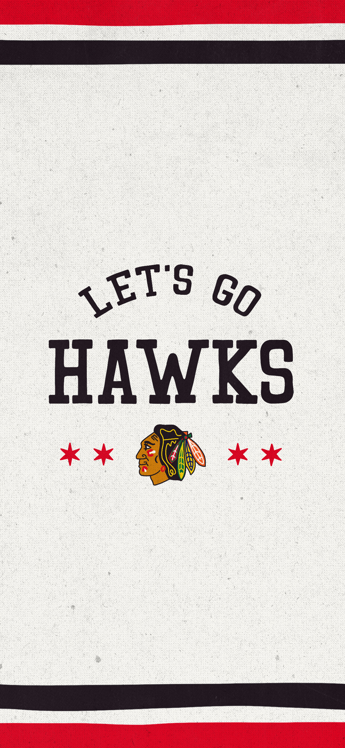 Chicago Blackhawks: Play and operate at the United Center, NHL. 1130x2440 HD Background.