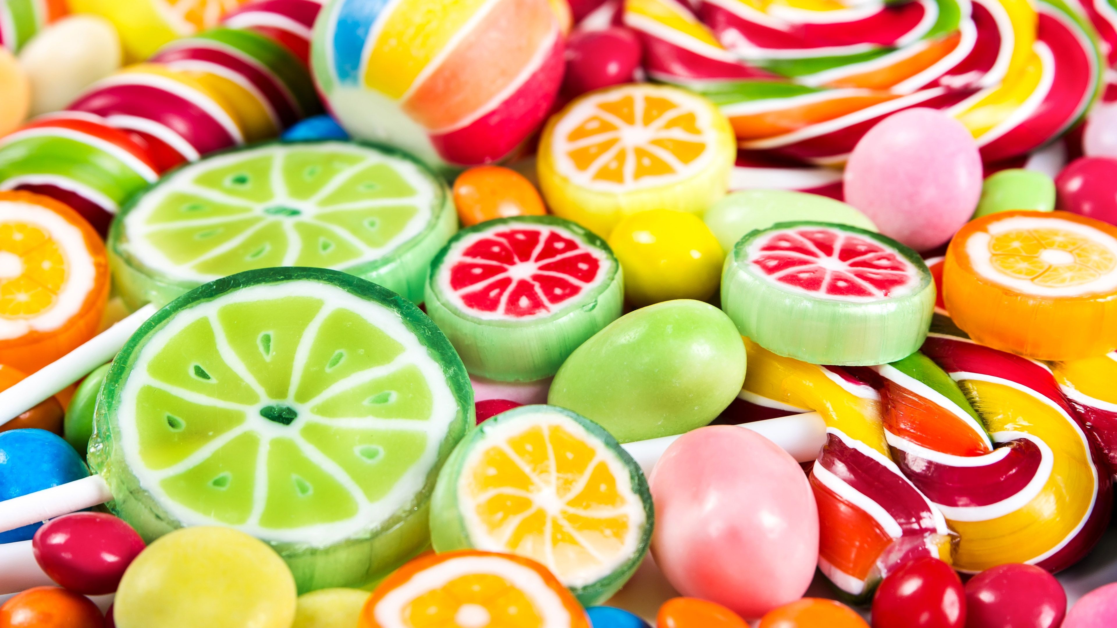 Candy laptop wallpapers, Sweet and colorful, Eye-catching designs, Sugary inspiration, 3840x2160 4K Desktop