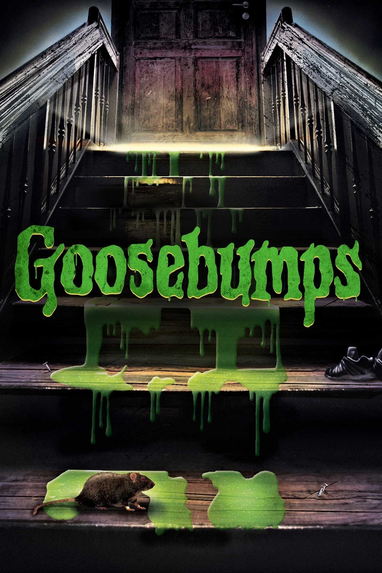 Goosebumps (TV Series): Poster, A horror book, 1995-1998, Spooky thriller, New Face, Old Nightmare. 1280x1920 HD Wallpaper.