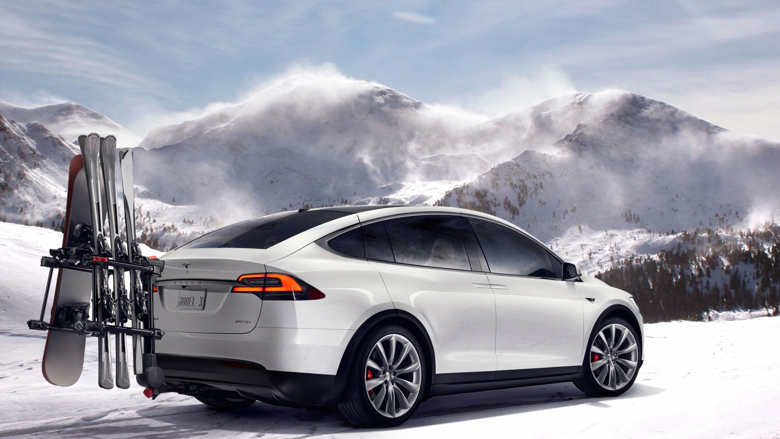 Tesla Model X, Cutting-edge design, High-performance, Luxury SUV, 2560x1440 HD Desktop