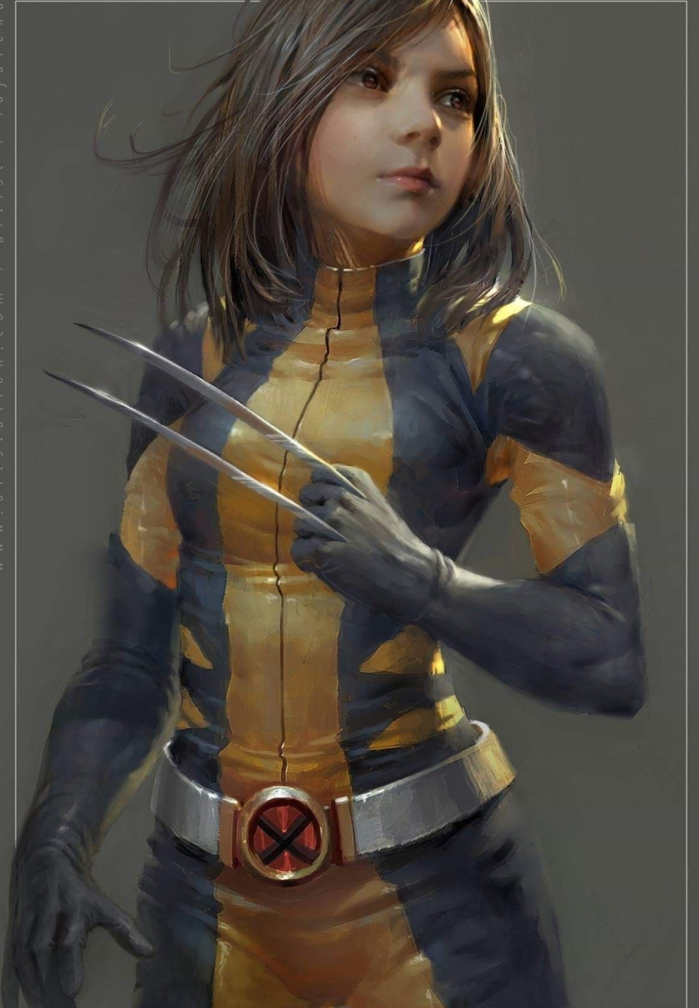 Laura (X-Men), Wolverine, Superhero, Comic pictures, 1420x2050 HD Phone
