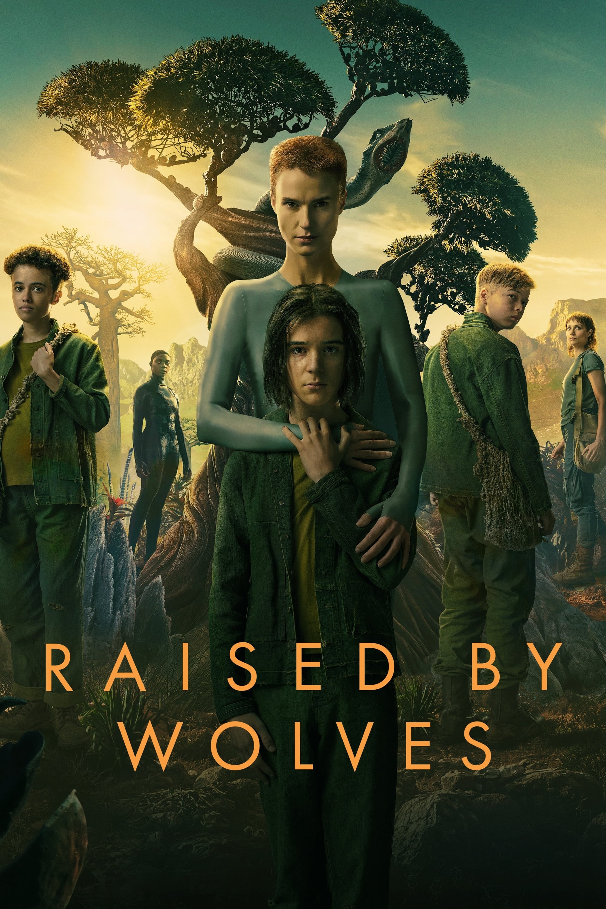 Raised by Wolves, Innovative TV series, 2020 posters, Movie Database, 2000x3000 HD Phone