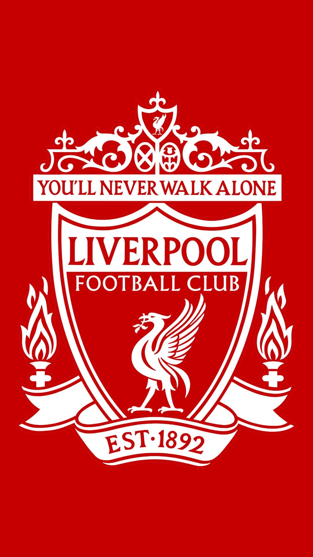 Liverpool Football Club: “You'll Never Walk Alone”, The phrase appearing on the Shankly Gates and on the club's crest. 1080x1920 Full HD Wallpaper.