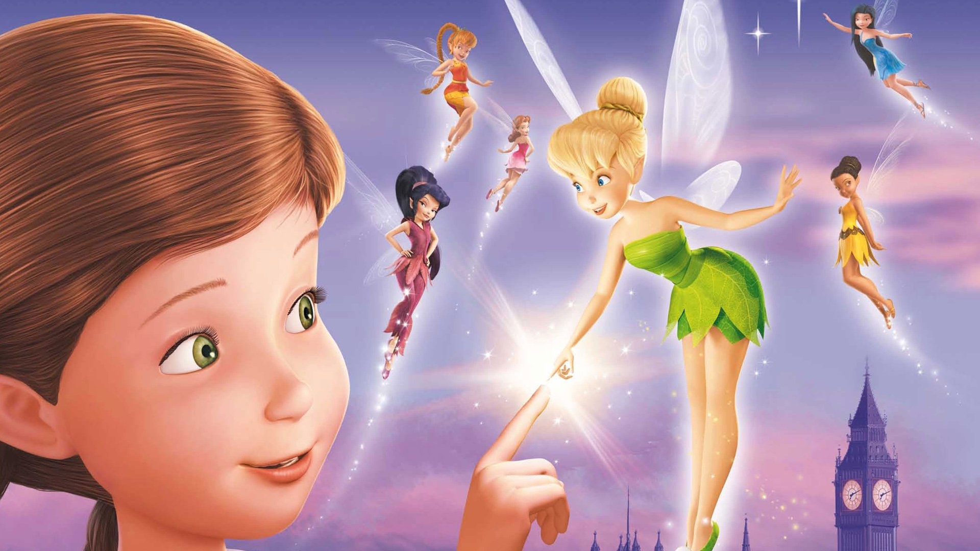 Tinker Bell, Fairy friends, Great Fairy Rescue, Animation, 1920x1080 Full HD Desktop