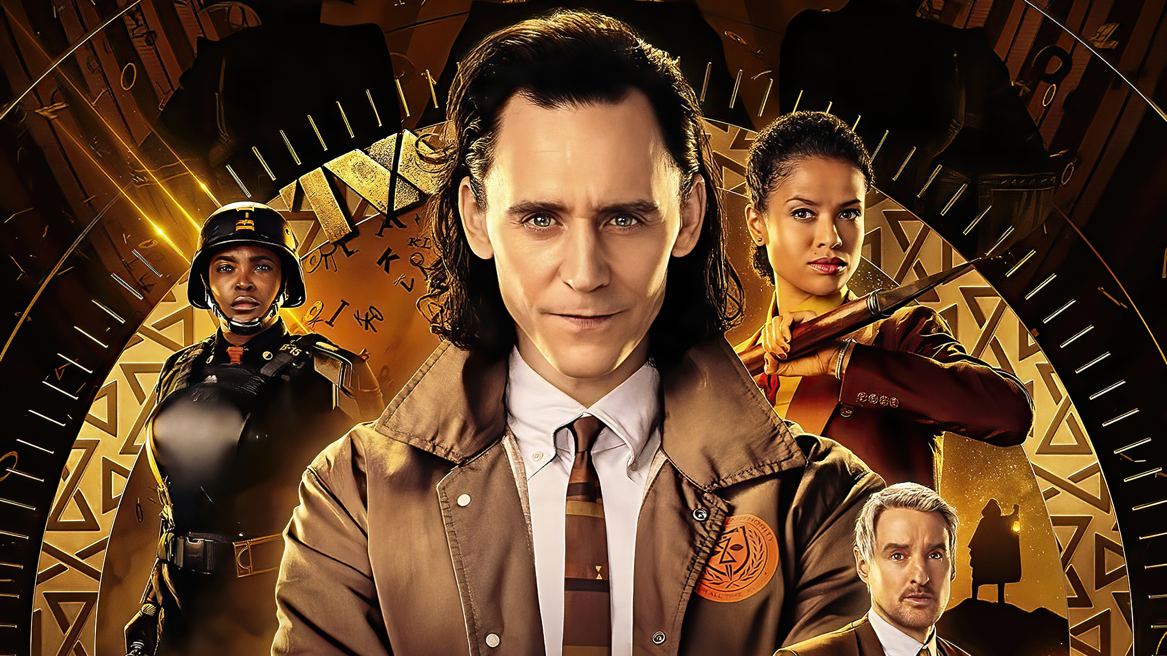 Loki (TV Series): Marvel Studios TV series created by Michael Waldron. 3840x2160 4K Wallpaper.
