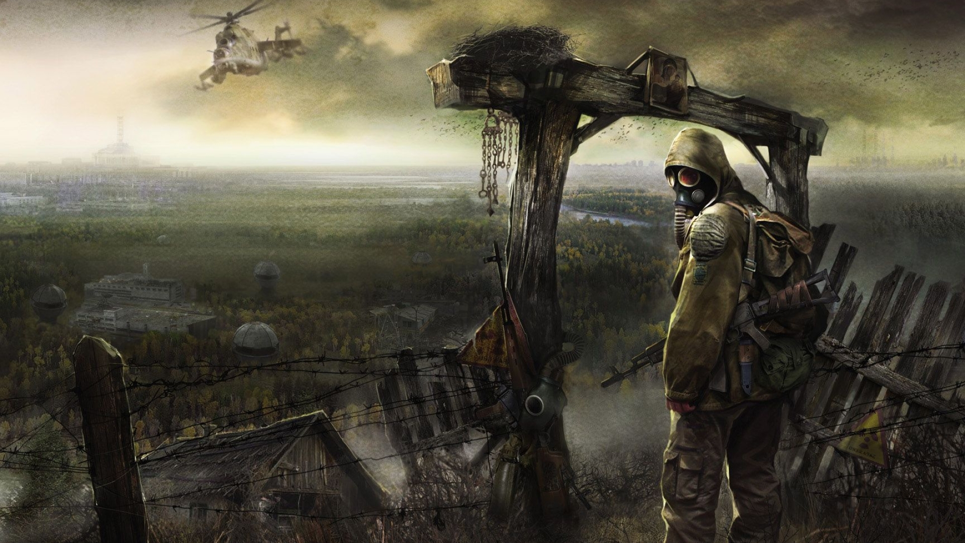 S.T.A.L.K.E.R. 2: STALKER: Clear Sky poster, Priboy's story fanmade modification. 1920x1080 Full HD Wallpaper.