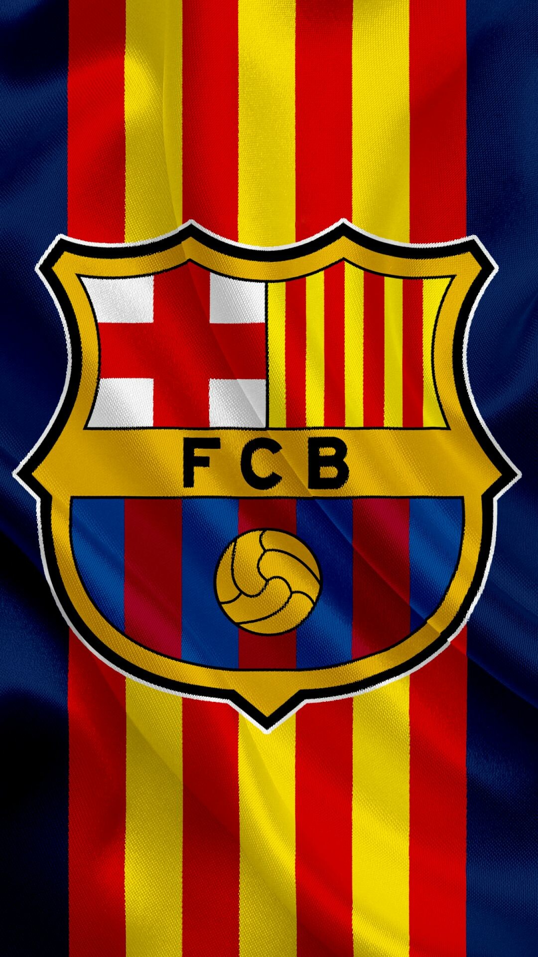 FC Barcelona: Spanish club, FCB, Soccer, Logo. 1080x1920 Full HD Background.