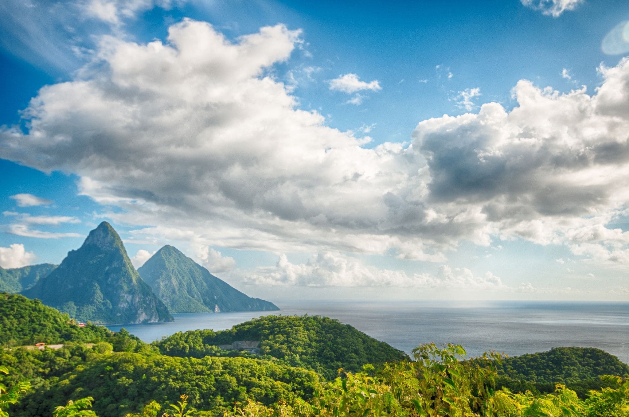 The Pitons, St. Lucia, Sunrise, Experience, 2050x1360 HD Desktop