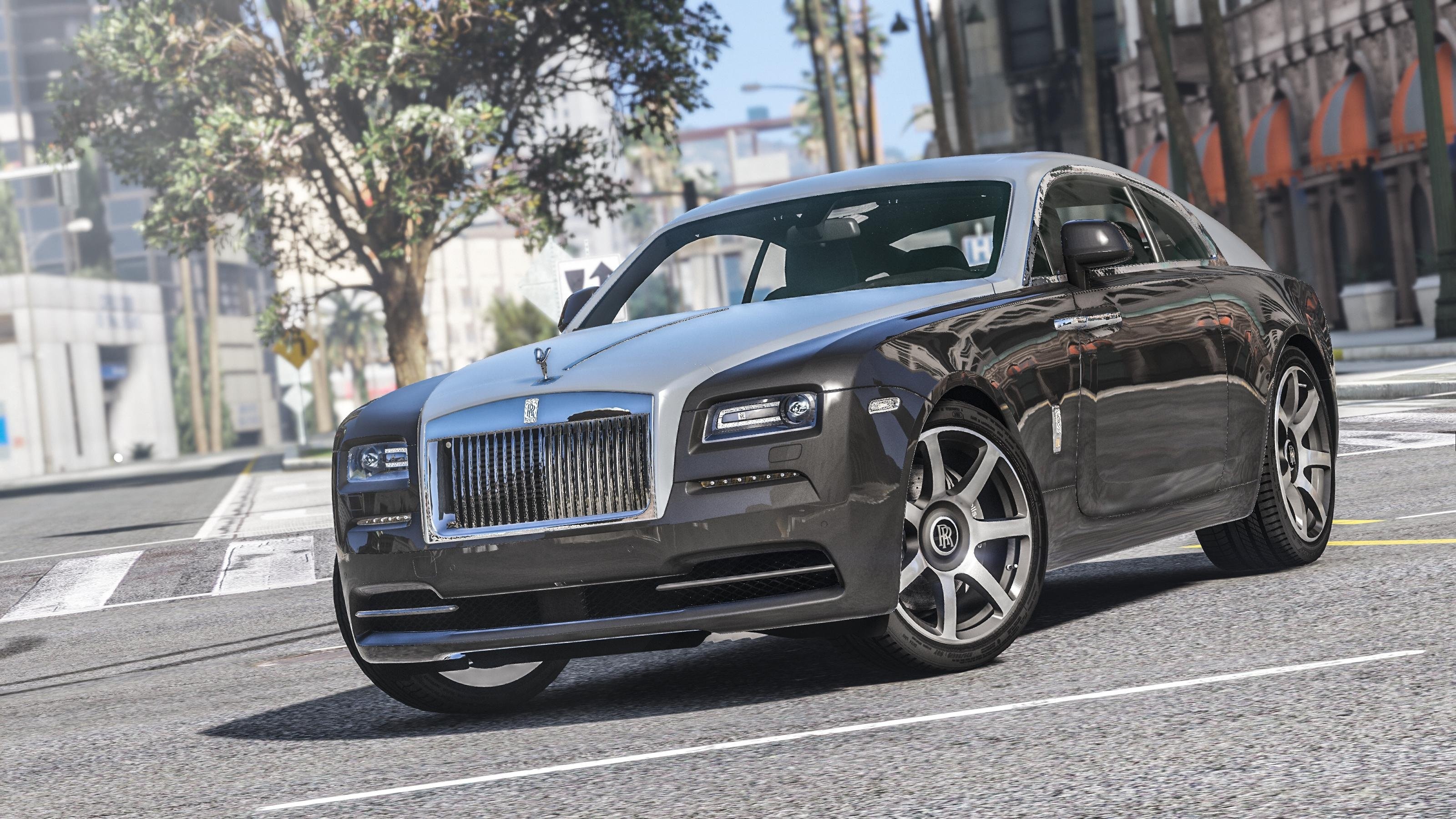 Rolls-Royce Wraith, Add-on replace, Animated feature, Striking appearance, 3200x1800 HD Desktop