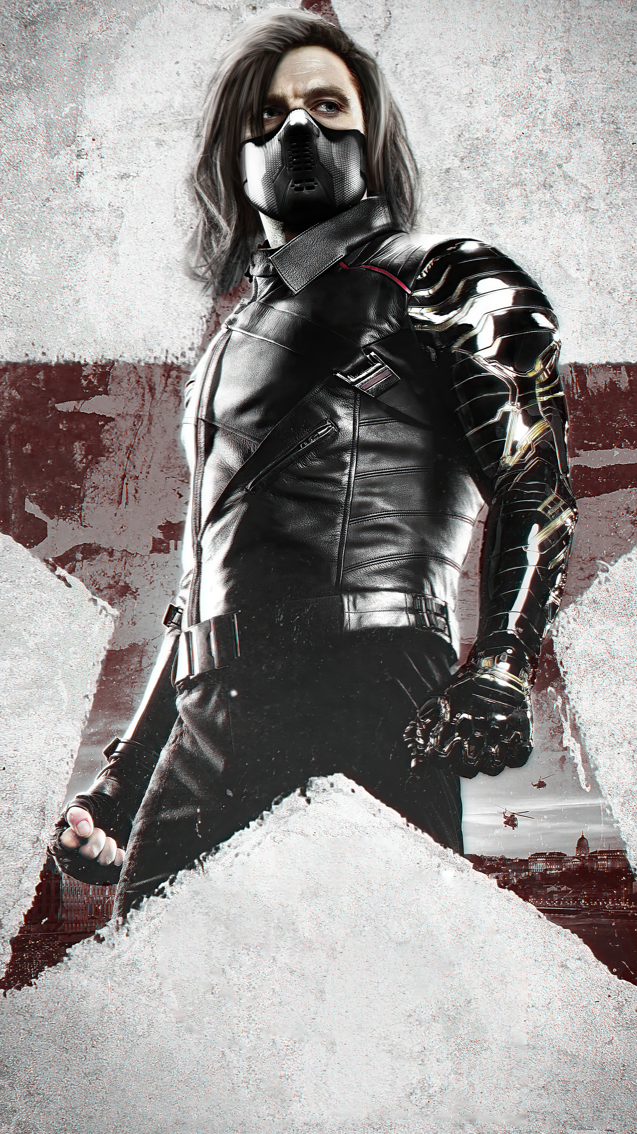 Sebastian Stan, Winter Soldier, Falcon and the Winter Soldier, 5k, 2160x3840 4K Phone
