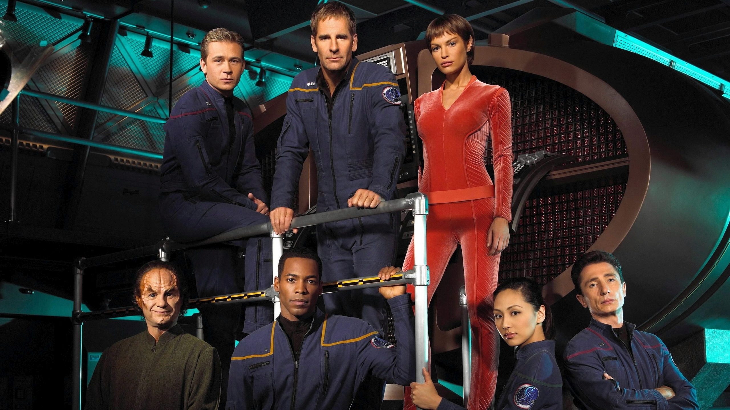 Scott Bakula: The sixth series in the Star Trek franchise, Captain Jonathan Archer, The United Paramount Network. 2560x1440 HD Wallpaper.