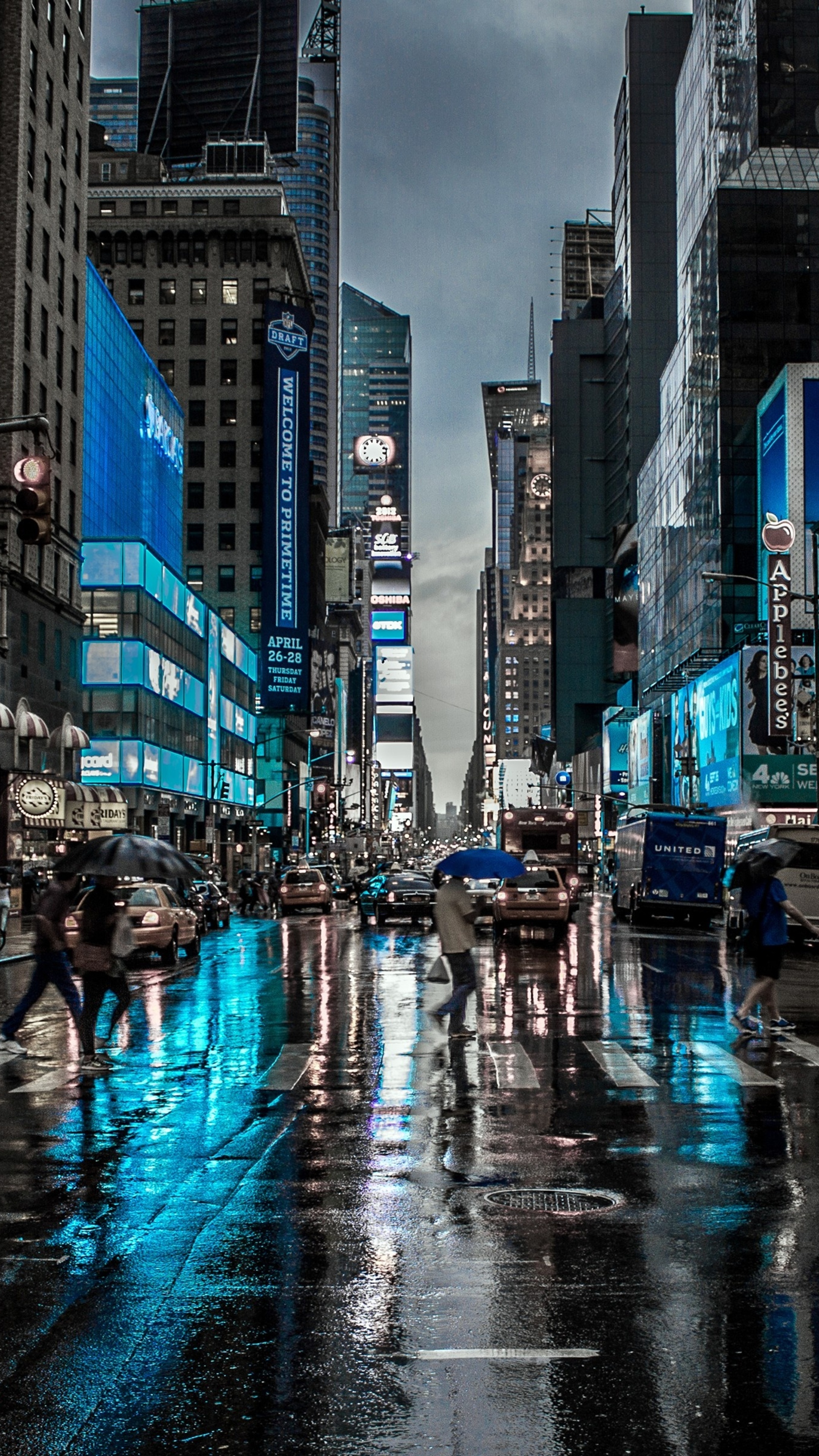 New York Streets, Empty streets, Urban solitude, Serene beauty, 2160x3840 4K Phone