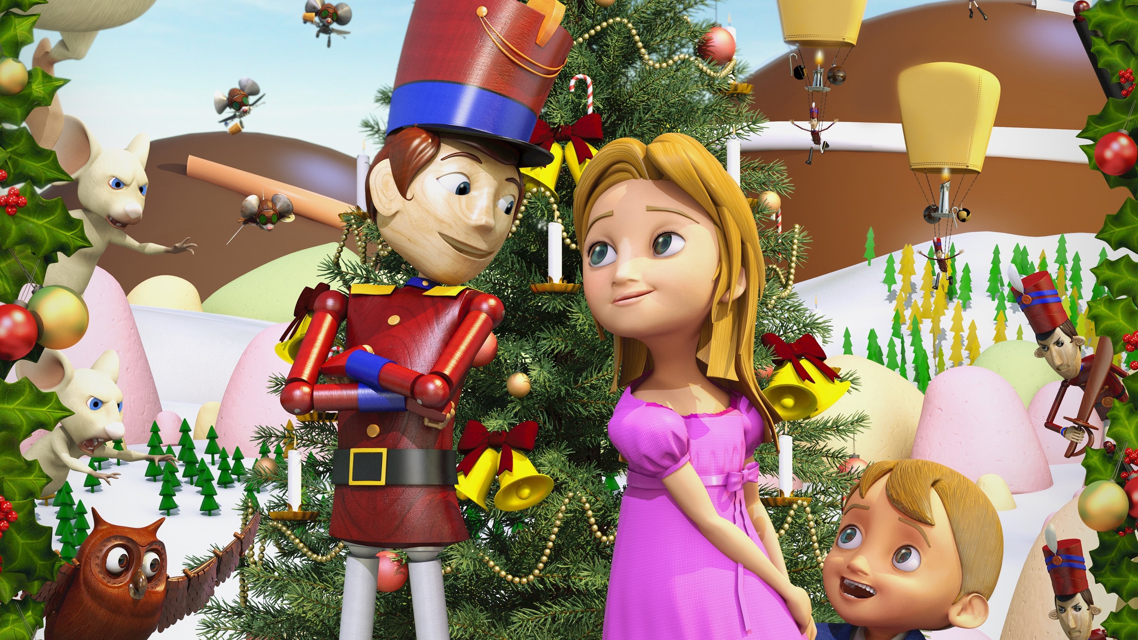 Nutcracker: The tale of Marie and Fritz, The Silberhaus children, Animation. 3840x2160 4K Wallpaper.