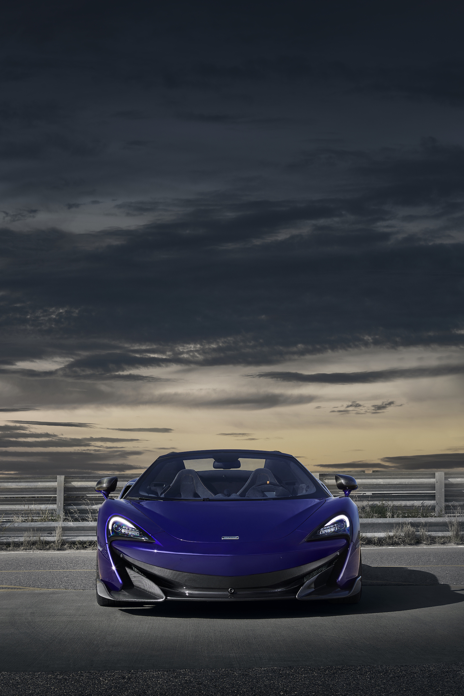 2020 McLaren 600LT, Lantana purple, Auto expert, McLaren, 1600x2400 HD Phone