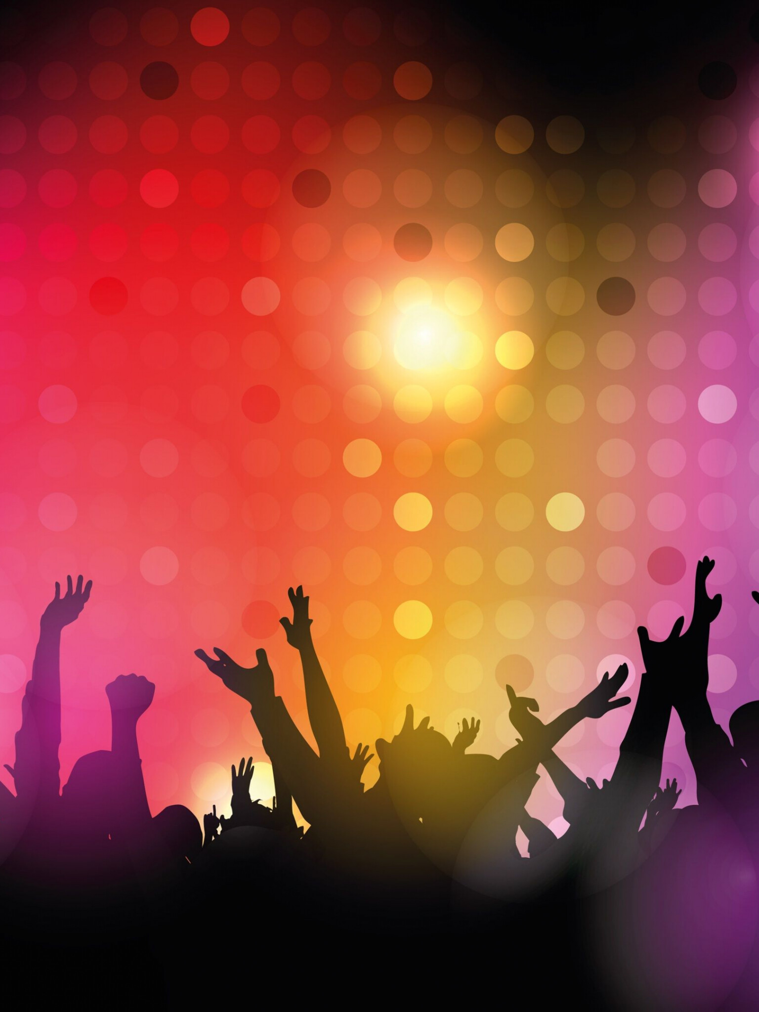 Party: Group, Disco, Dance club, Lighting. 1540x2050 HD Background.
