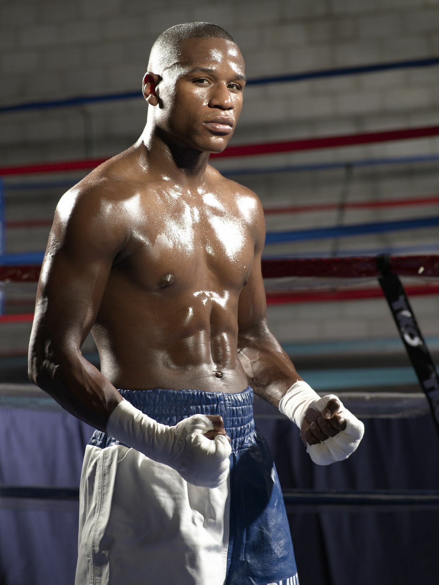 Floyd Mayweather, Abs by Michelle Walker, Martial arts, 1540x2050 HD Phone