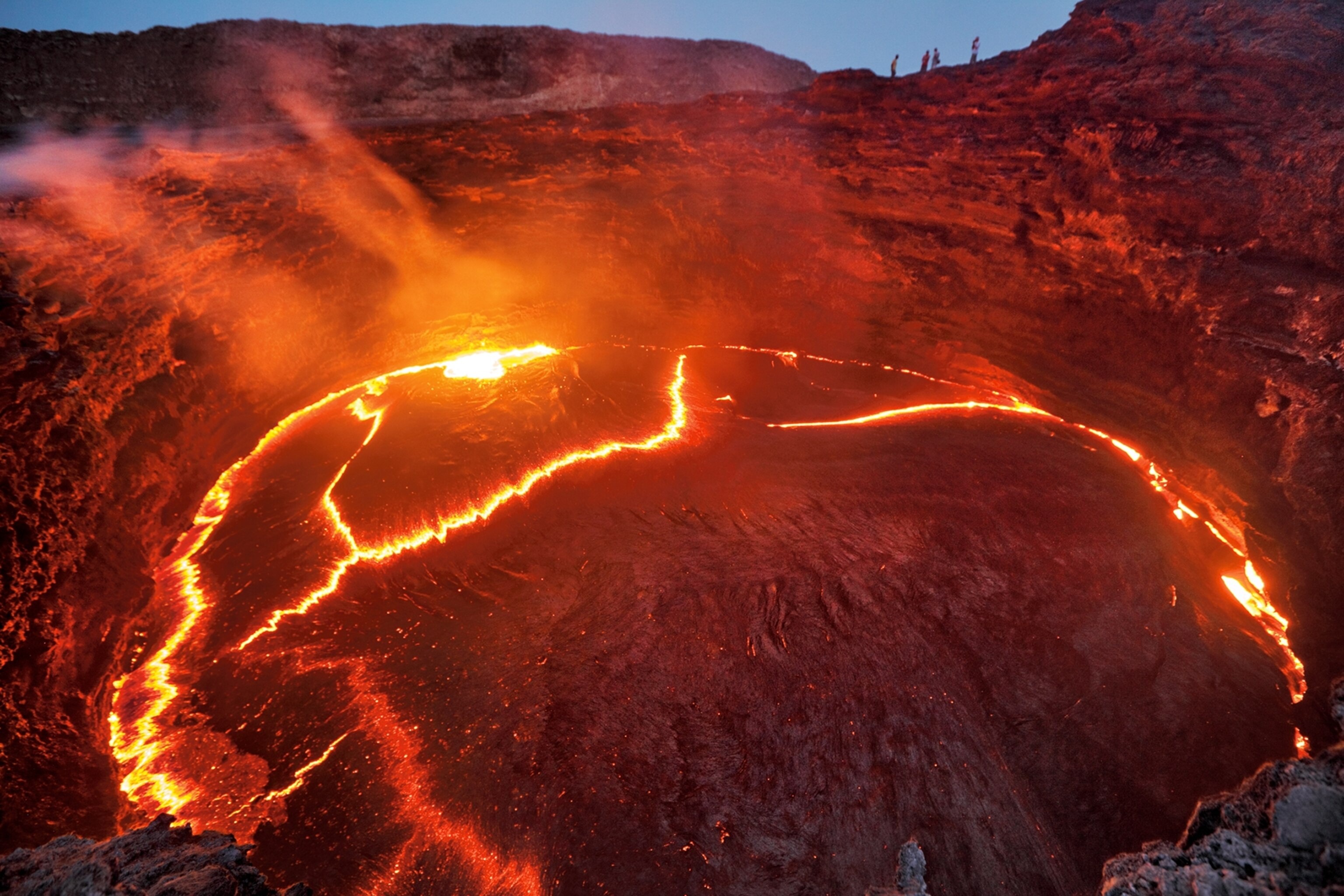 Erta Ale Volcano, Salty earth, Natural wonder, Geographical phenomenon, 3080x2050 HD Desktop